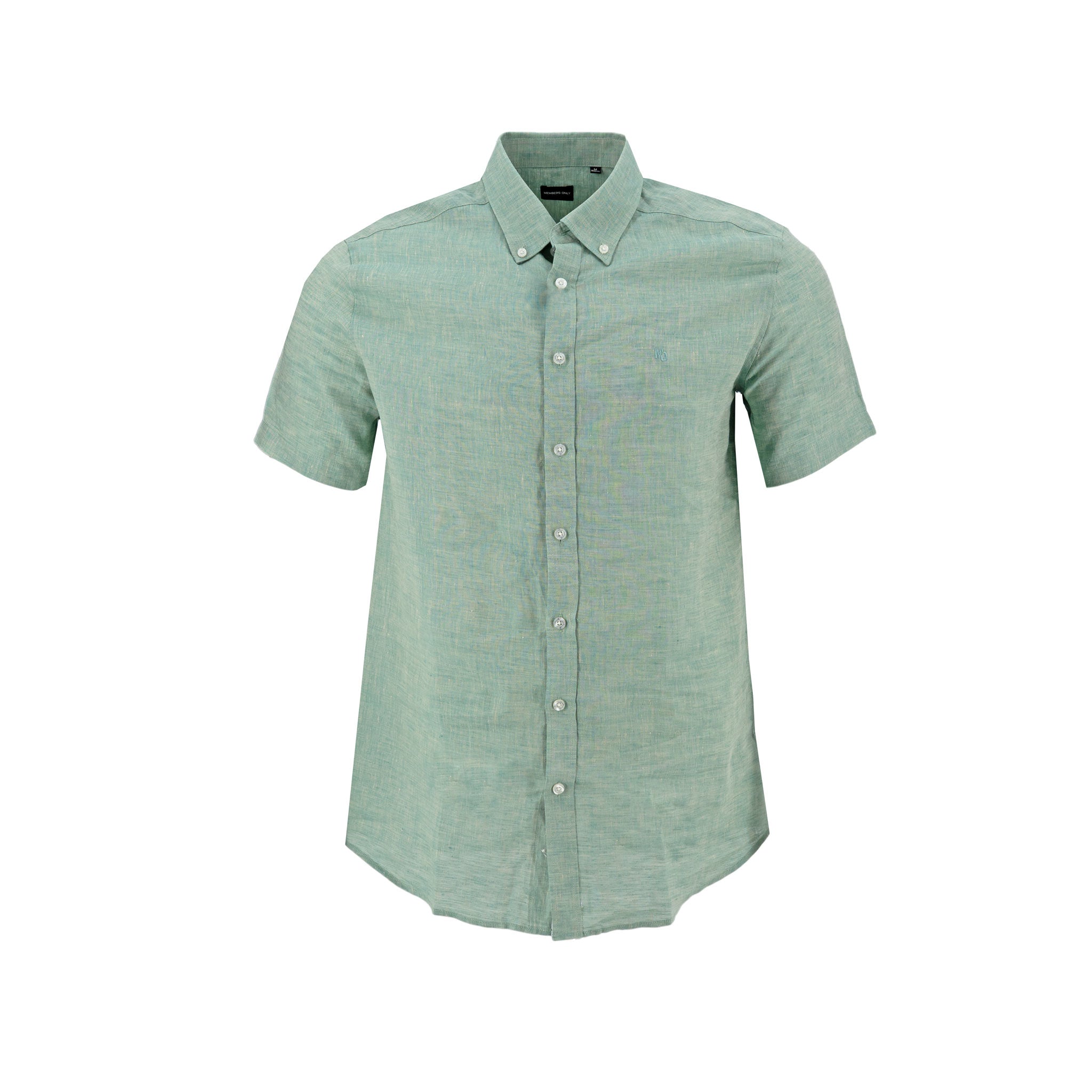 Camisa Member Only Mangas Cortas Lisa para Caballeros
