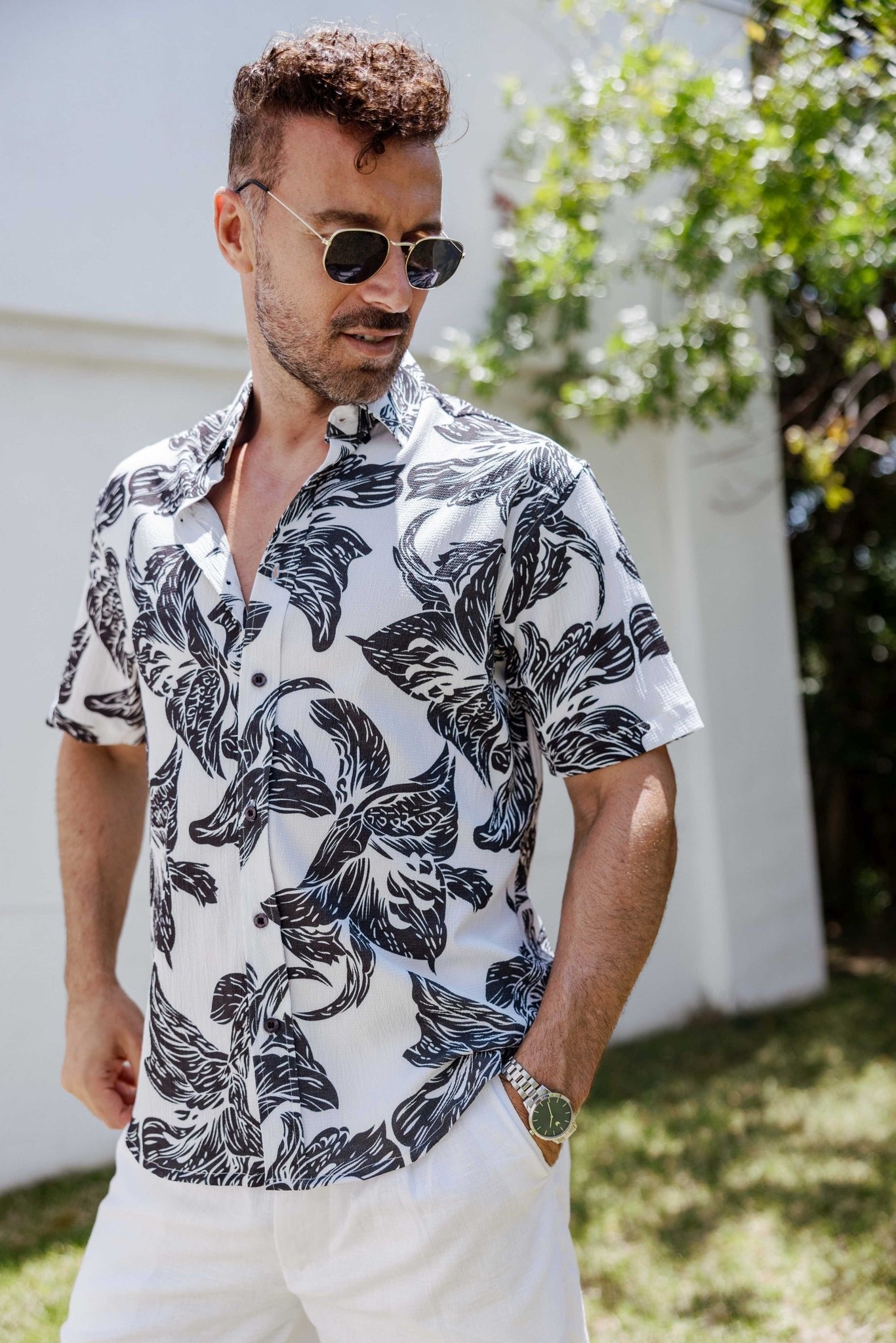 Camisa Mojito Collection Mangas Cortas Estampada Para Caballeros by Mojito