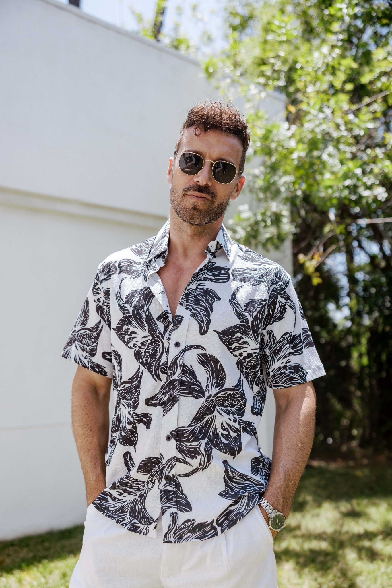 Camisa Mojito Collection Mangas Cortas Estampada Para Caballeros by Mojito