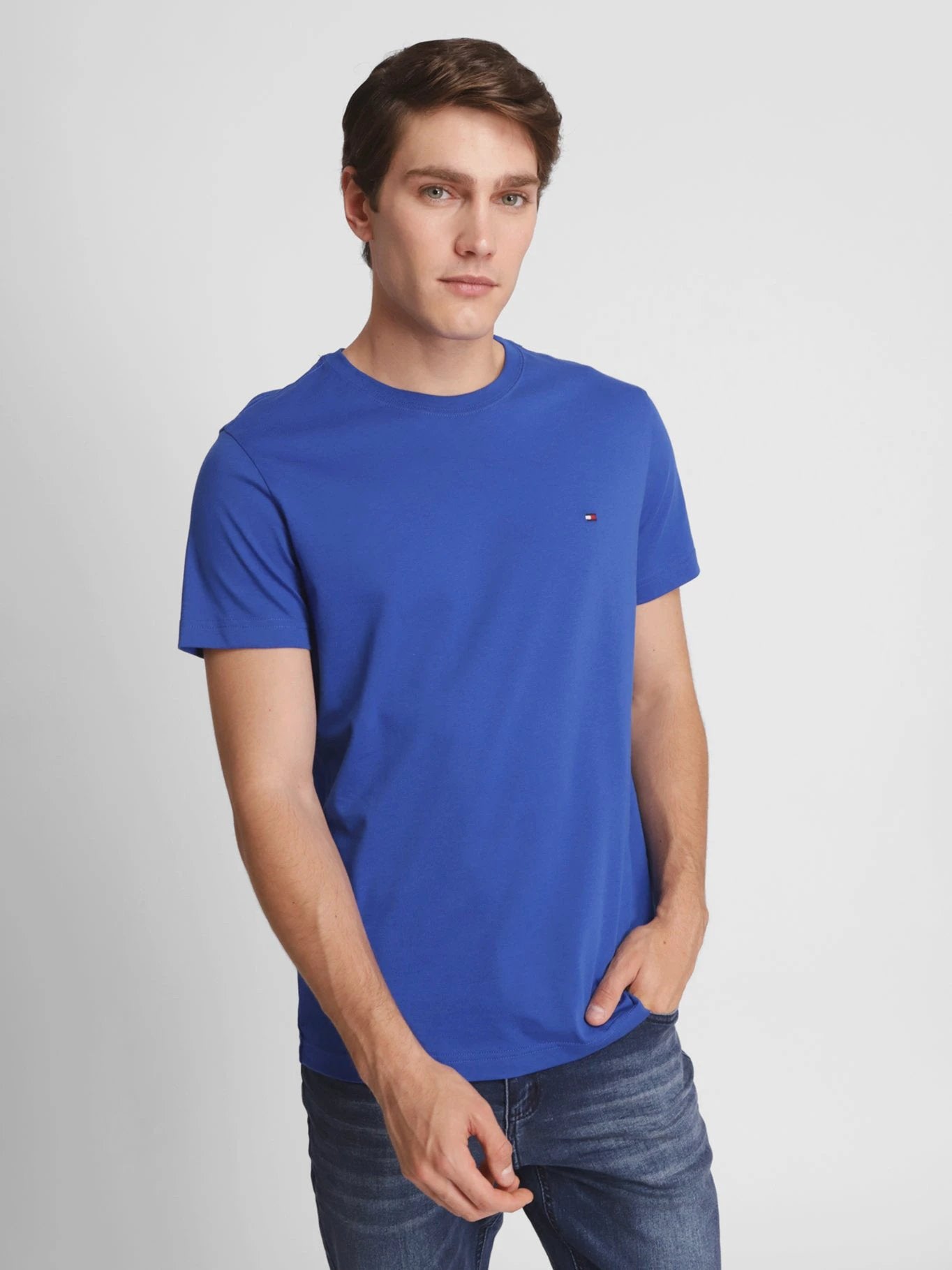 camiseta-tommy-hilfiger-mangas-cortas-lisa-p-caba
