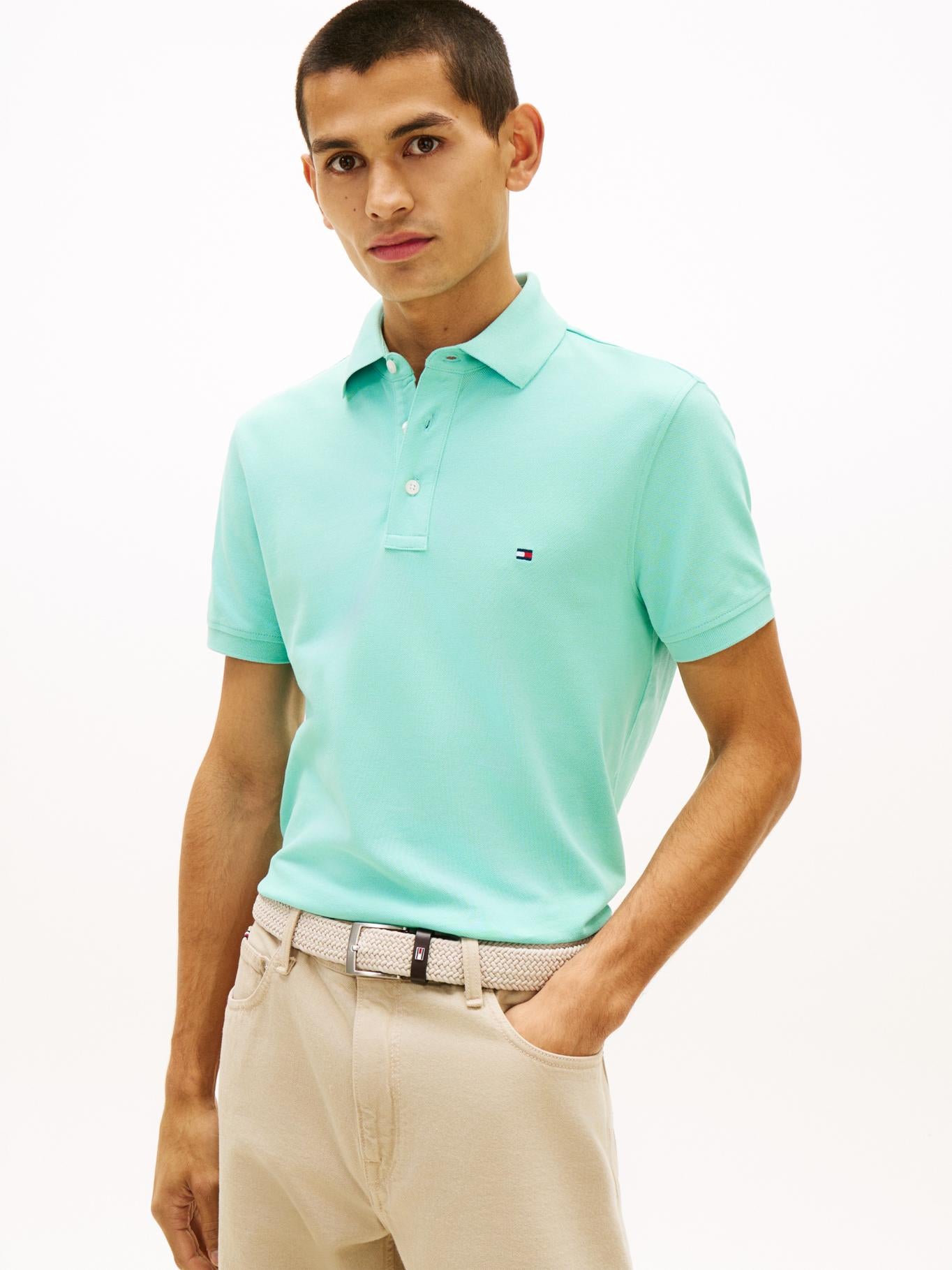 Poloshirt Tommy Hilfiger Mangas Cortas Liso para Caballeros