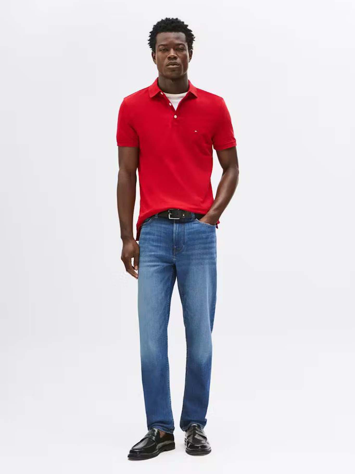 Poloshirt Tommy Hilfiger Mangas Cortas Liso para Caballeros