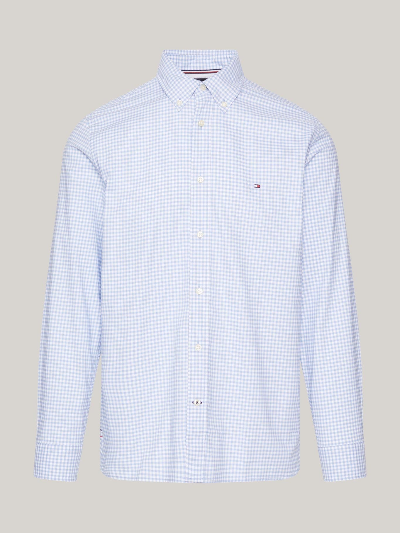 Camisa Tommy Hilfiger Mangas Largas Cuadros P/ Caballeros MW0MW33763 by Tommy Hilfiger