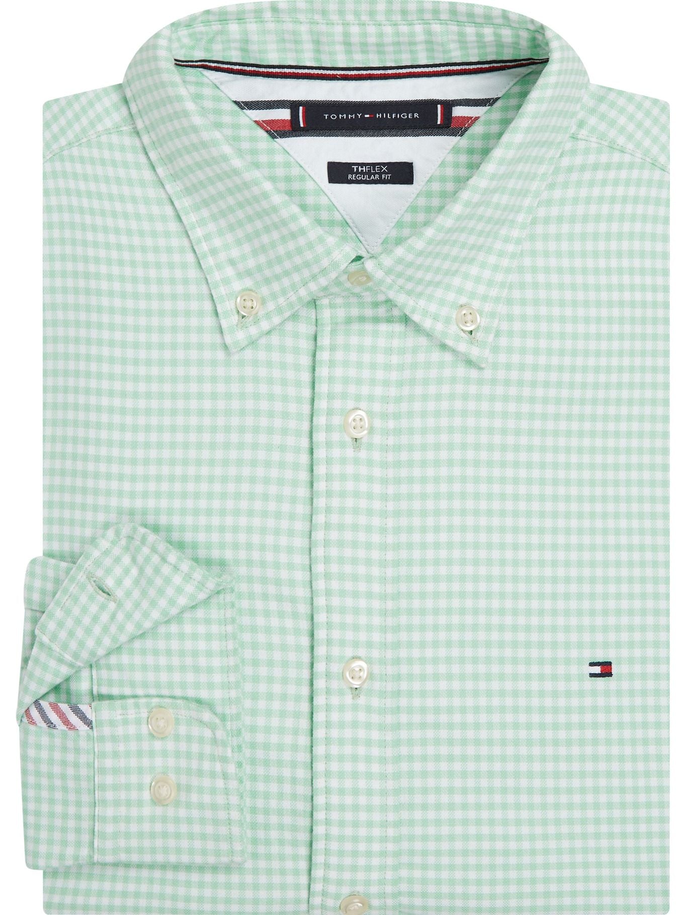 Camisa Tommy Hilfiger Mangas Largas Cuadros P/ Caballeros MW0MW33763 by Tommy Hilfiger