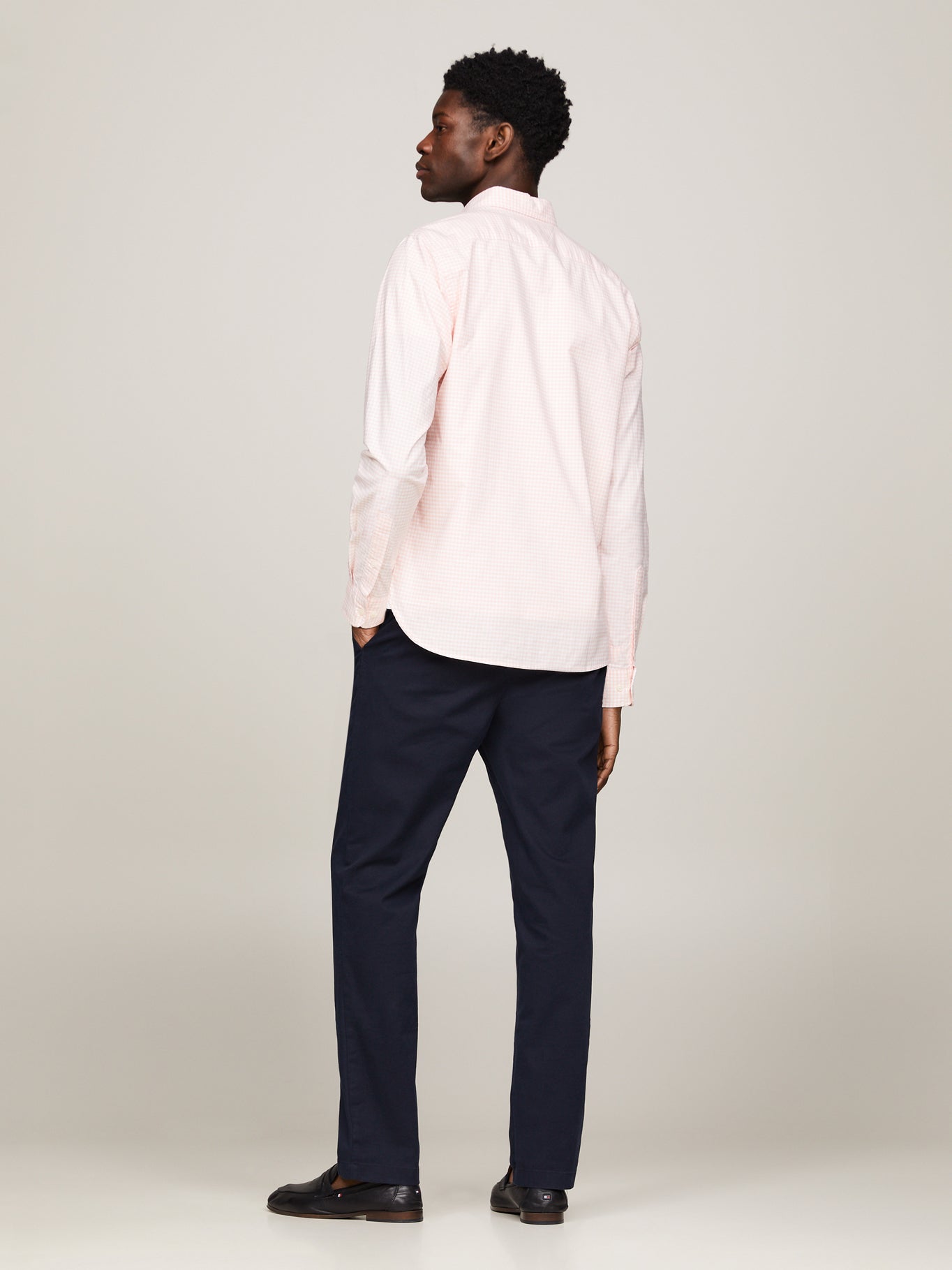 Camisa Tommy Hilfiger Mangas Largas Cuadros P/ Caballeros MW0MW33763 by Tommy Hilfiger