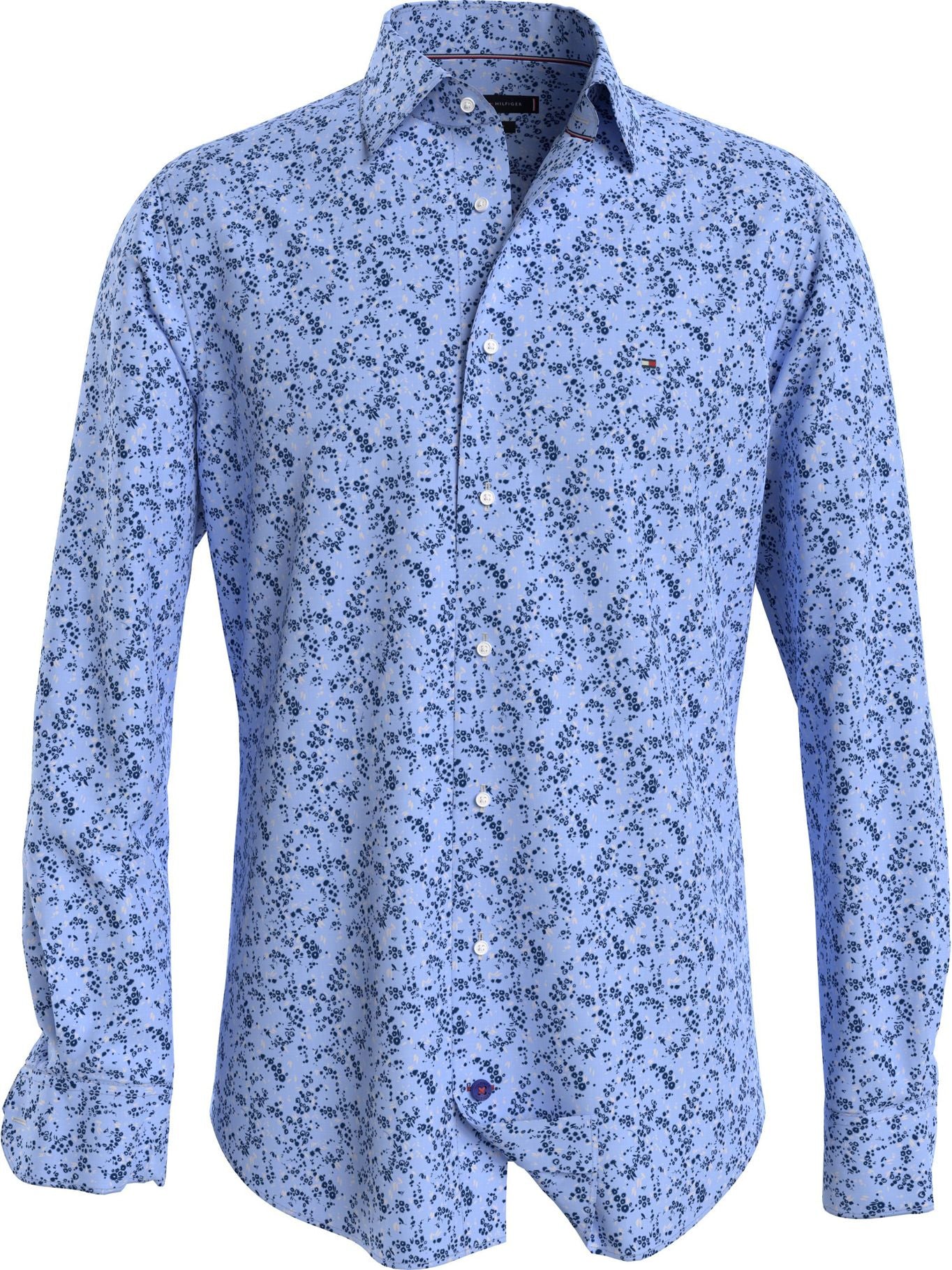 Camisa Tommy Hilfiger Mangas Largas Estampada P/ Caballeros MW0MW34631 by Tommy Hilfiger