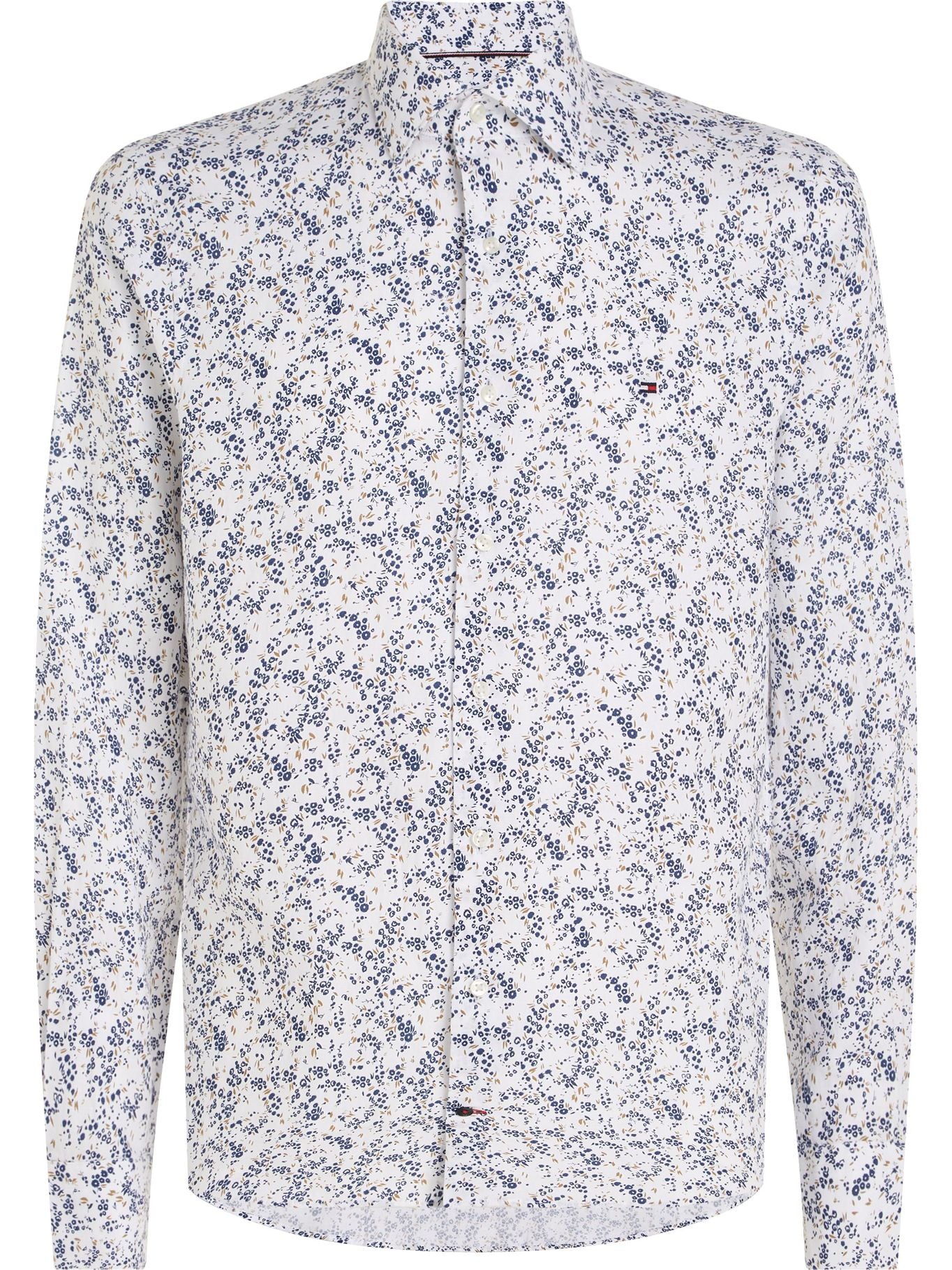 Camisa Tommy Hilfiger Mangas Largas Estampada P/ Caballeros MW0MW34631 by Tommy Hilfiger