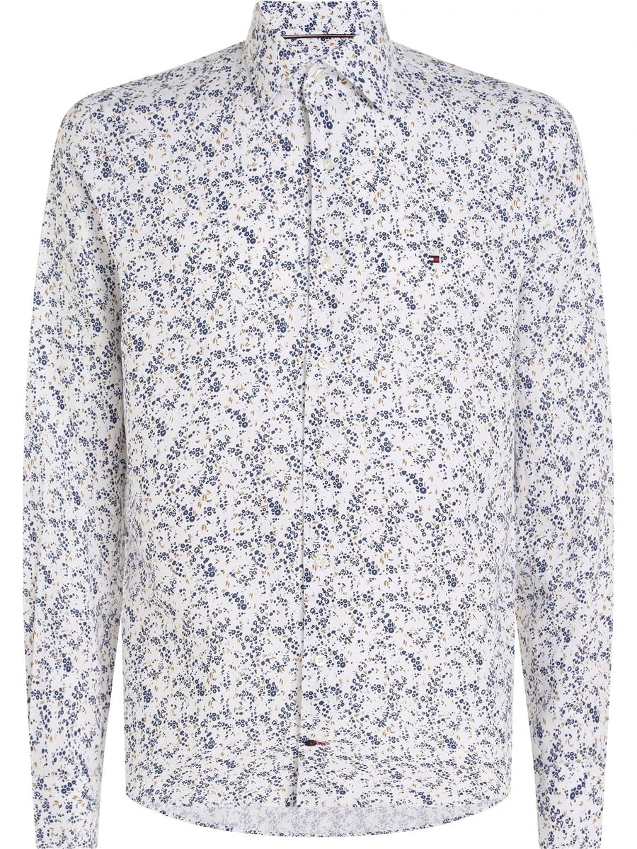 Camisa Tommy Hilfiger Mangas Largas Estampada P/ Caballeros MW0MW34631 by Tommy Hilfiger