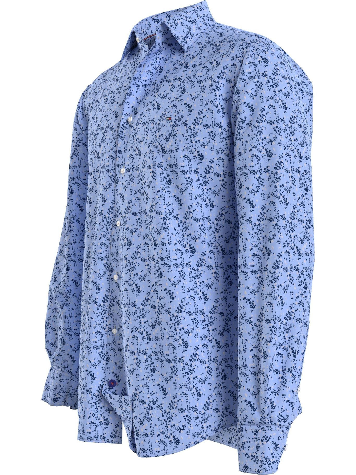 Camisa Tommy Hilfiger Mangas Largas Estampada P/ Caballeros MW0MW34631 by Tommy Hilfiger