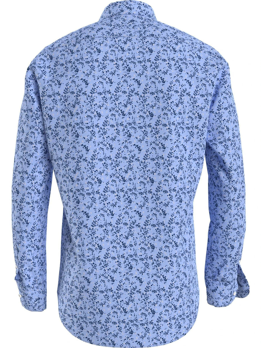 Camisa Tommy Hilfiger Mangas Largas Estampada P/ Caballeros MW0MW34631 by Tommy Hilfiger