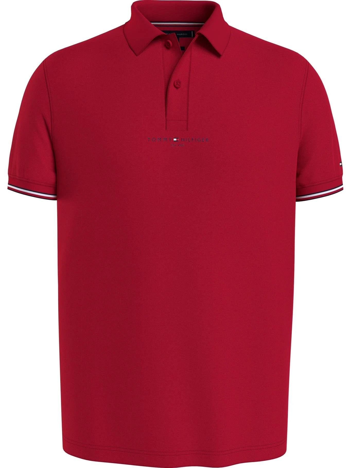 Poloshirt Tommy Hilfiger Mangas Cortas Liso P/ Caballeros MW0MW34841 by Tommy Hilfiger