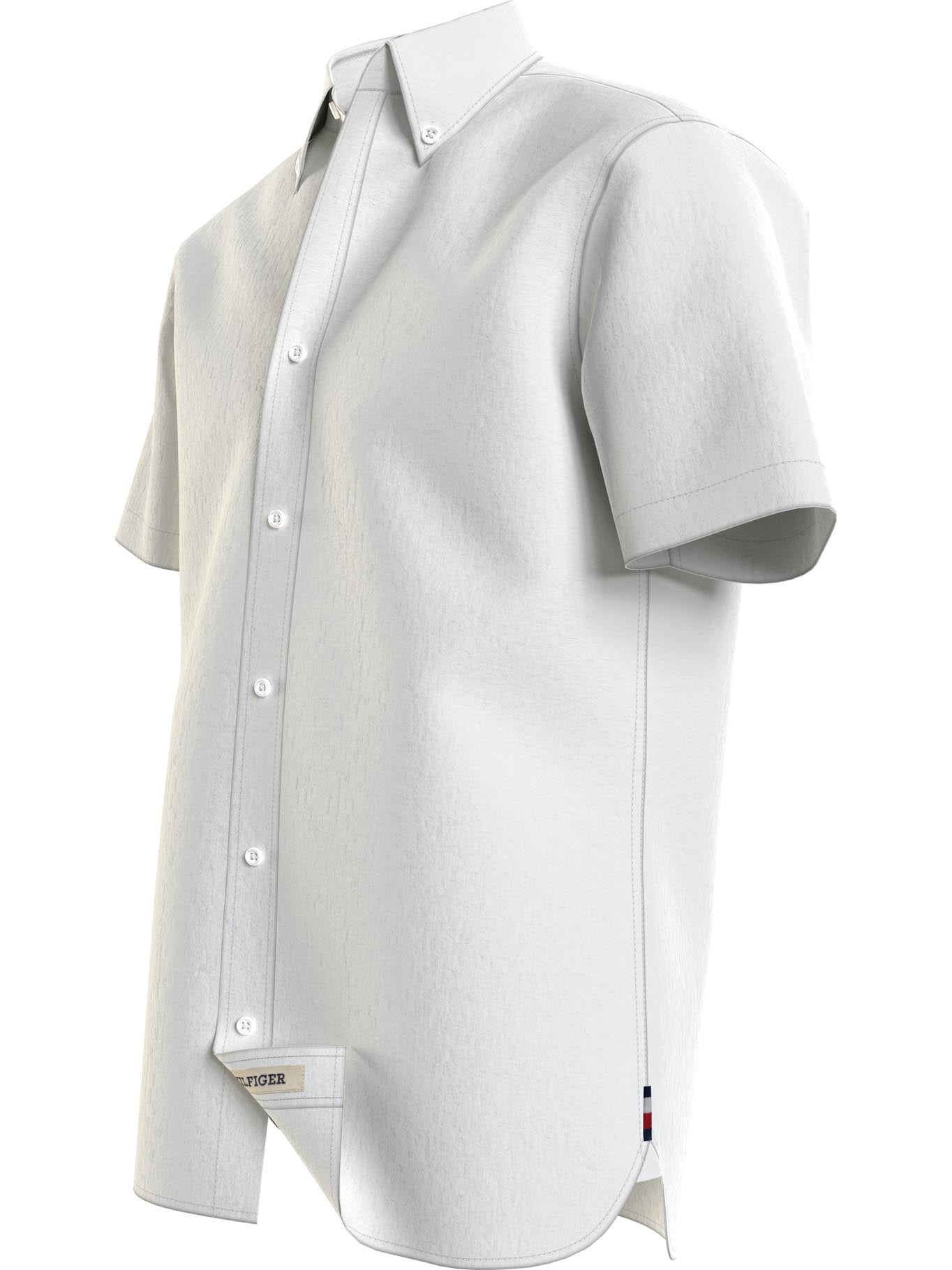 Camisa Tommy Hilfiger Mangas Cortas Lisa Para Caballeros by Tommy Hilfiger