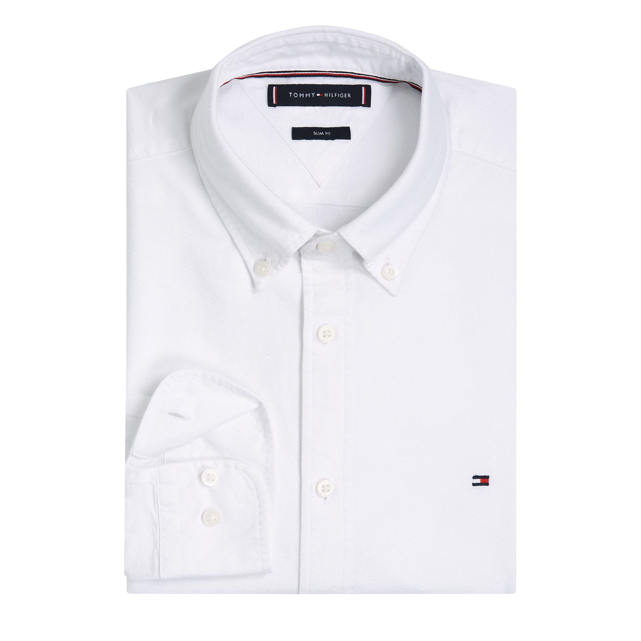 Camisa Tommy Hilfiger Mangas Largas Lisa Para Caballeros by Tommy Hilfiger
