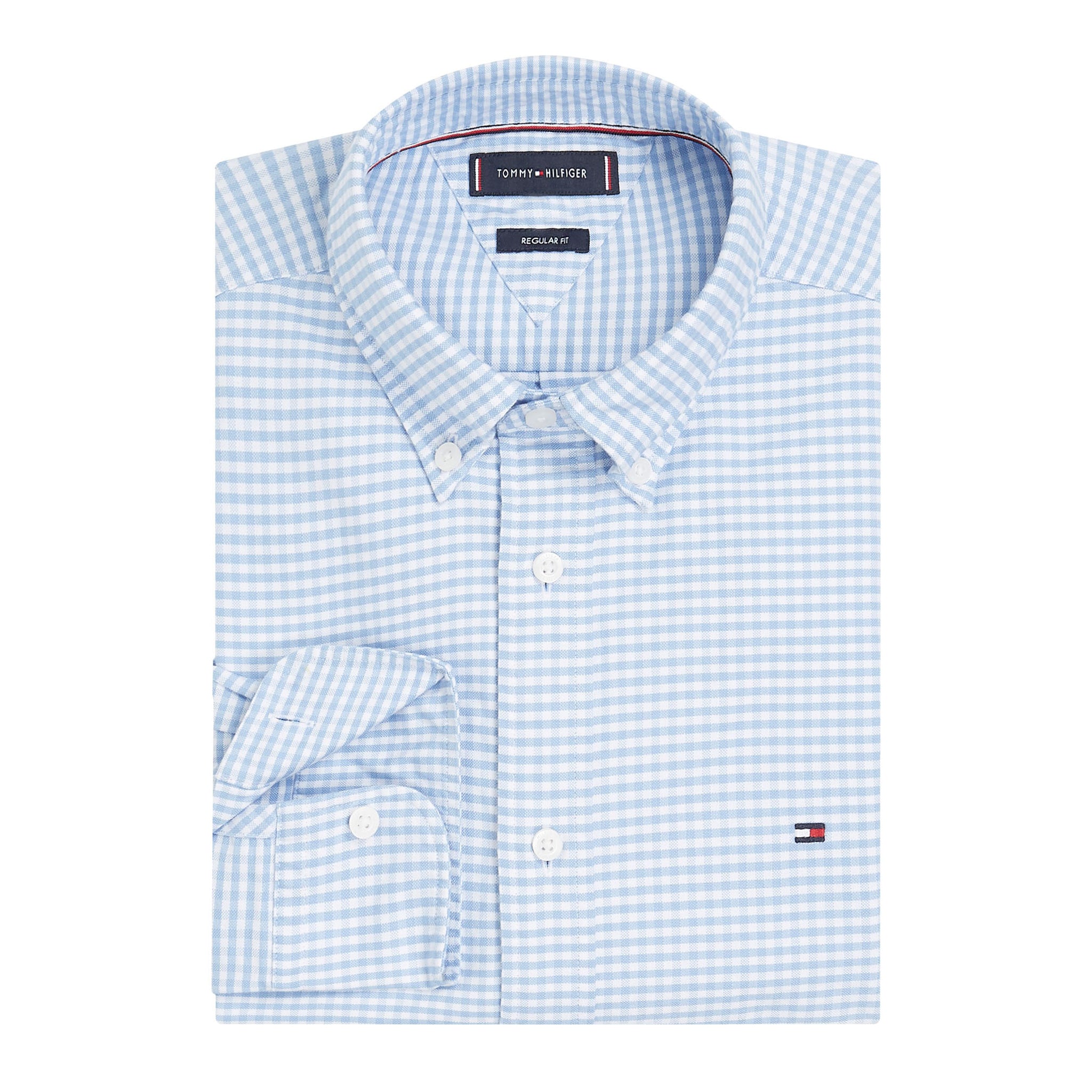 Camisa Tommy Hilfiger Mangas Largas Cuadros Para Caballeros by Tommy Hilfiger