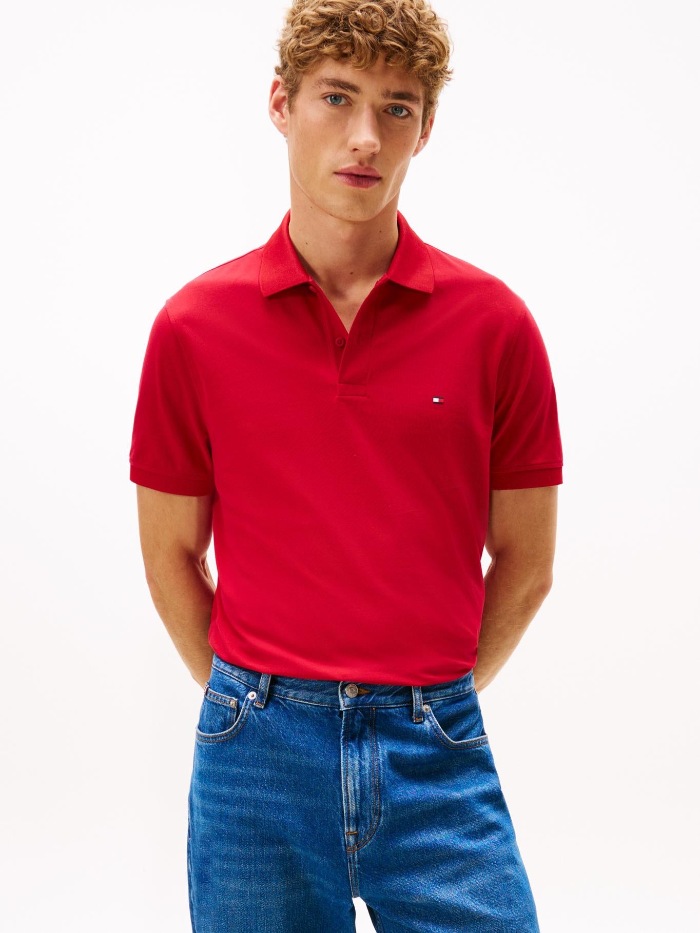 Poloshirt Tommy Hilfiger Mangas Cortas Liso para Caballeros