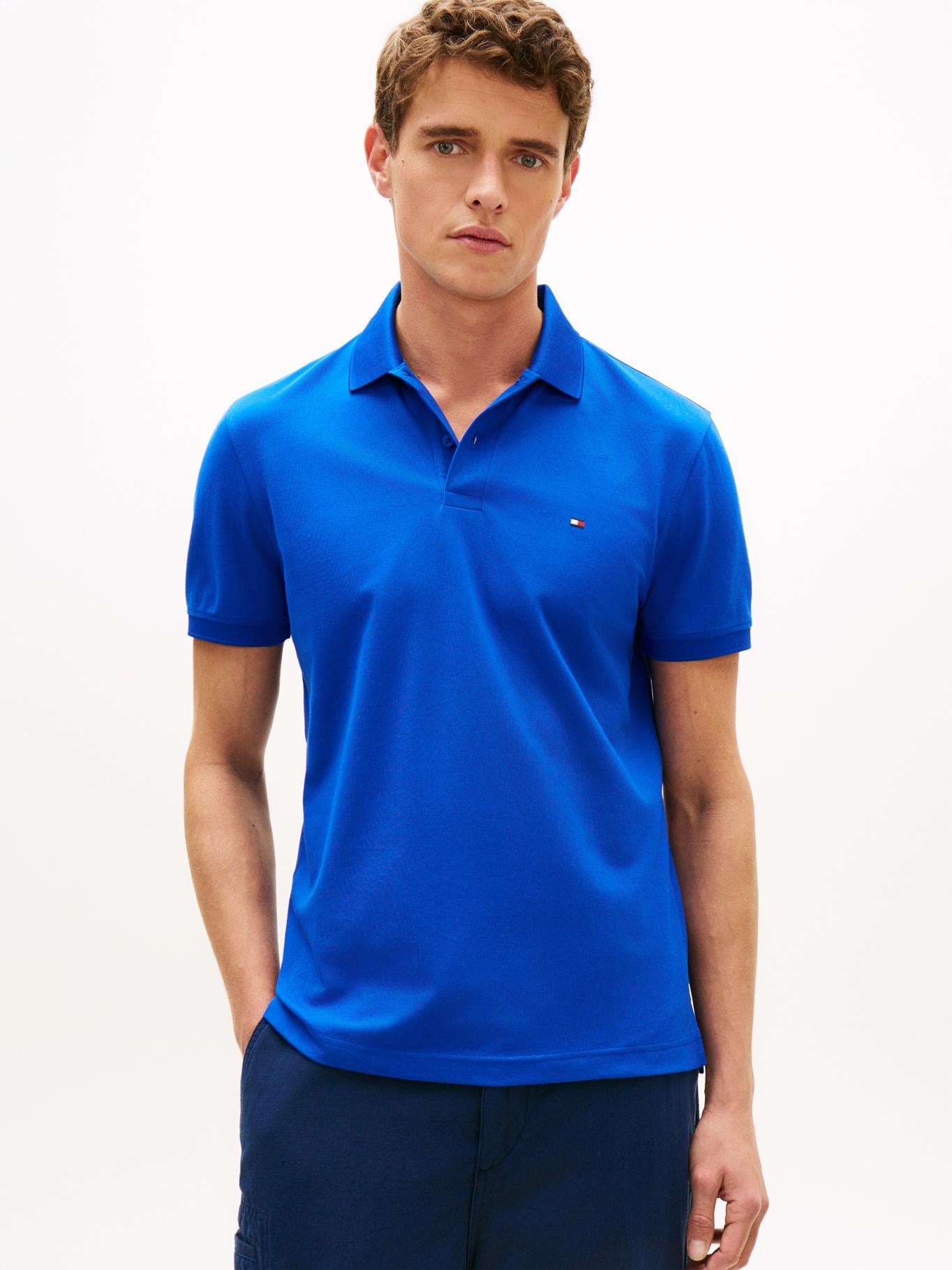 Poloshirt Tommy Hilfiger Mangas Cortas Liso para Caballeros