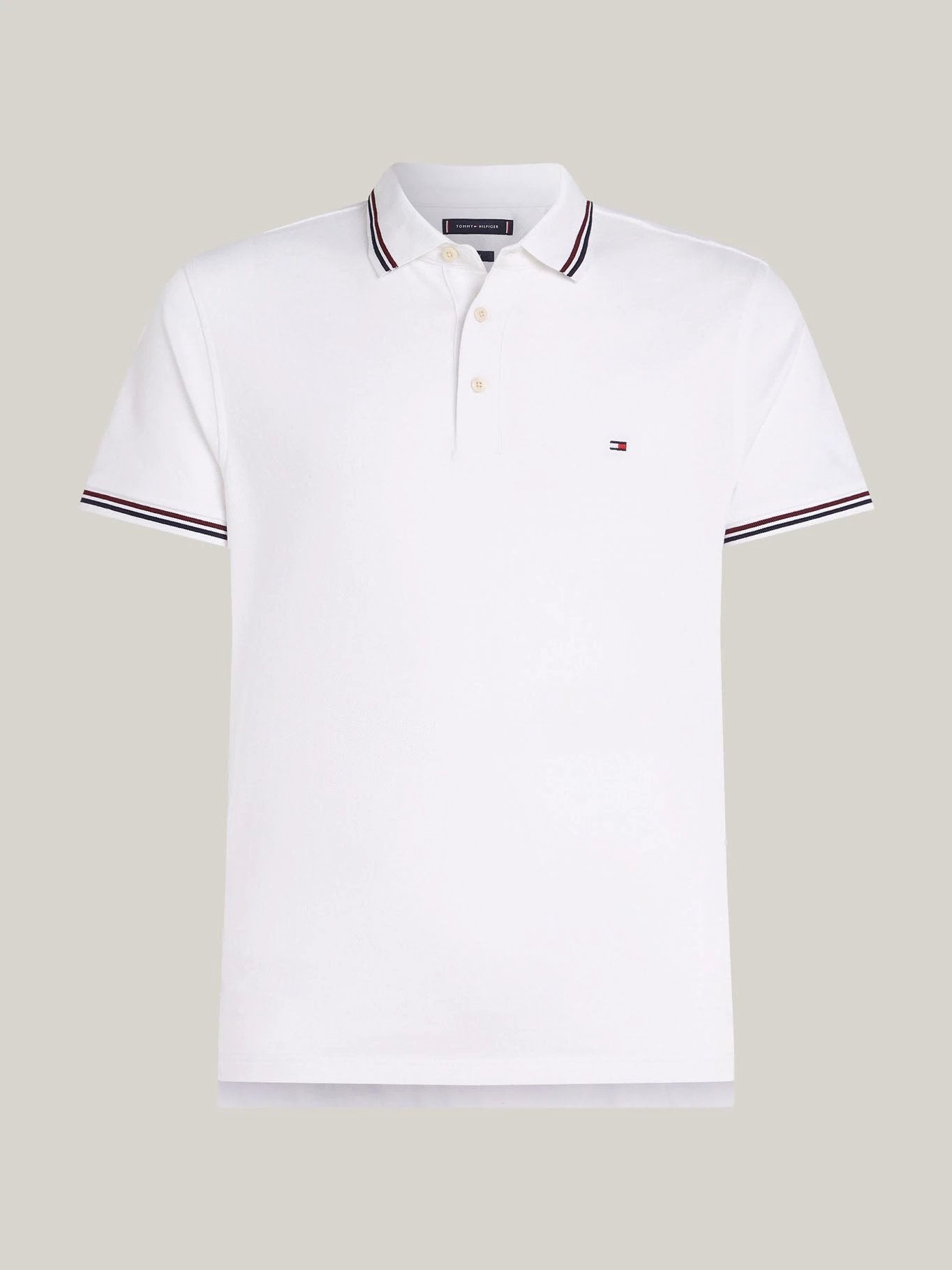 PoloShirt Tommy Hilfiger Mangas Cortas Liso P/ Caballeros by Tommy Hilfiger