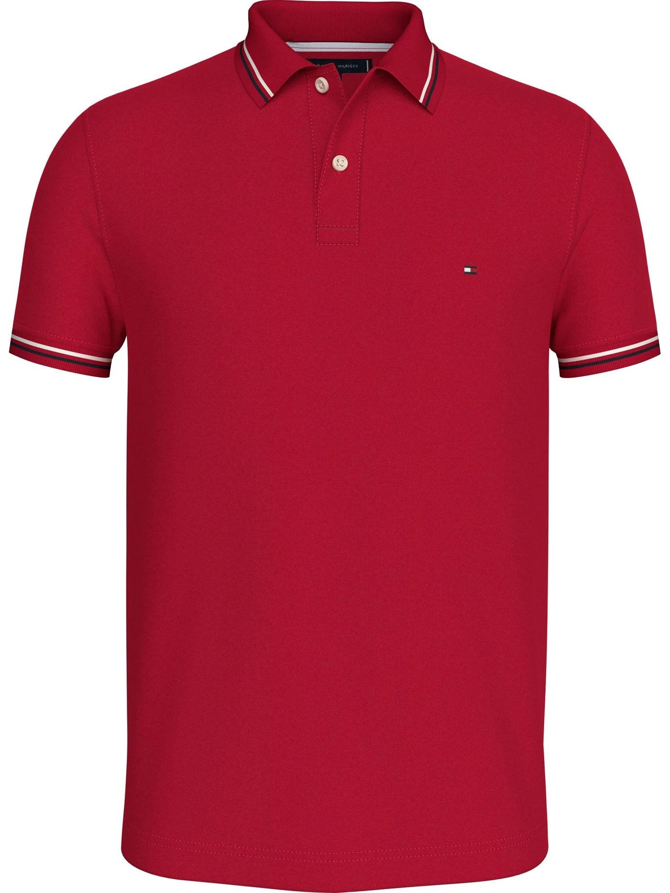 PoloShirt Tommy Hilfiger Mangas Cortas Liso P/ Caballeros by Tommy Hilfiger