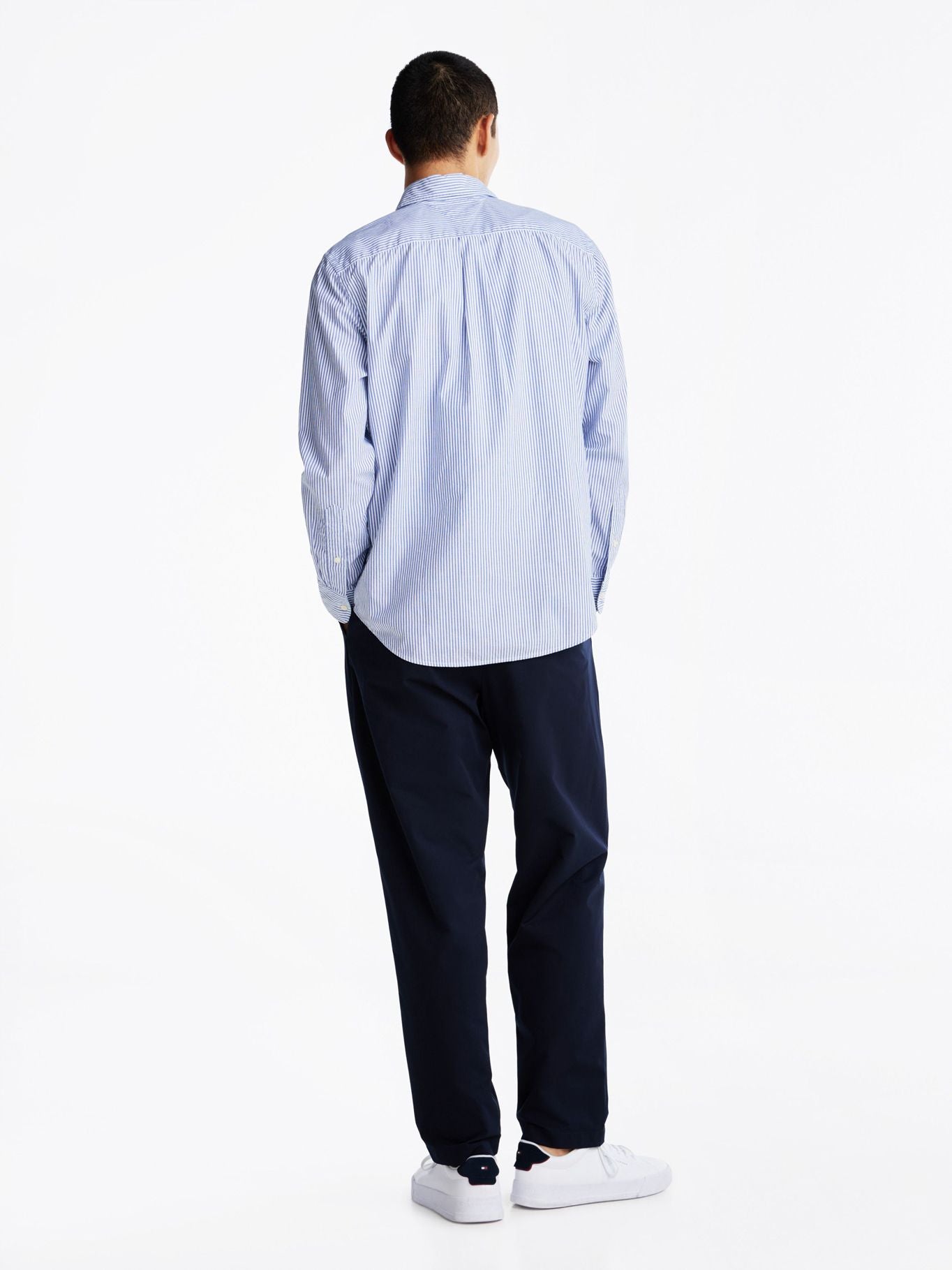 Camisa Tommy Hilfiger Mangas Largas Rayas Para Caballeros by Tommy Hilfiger