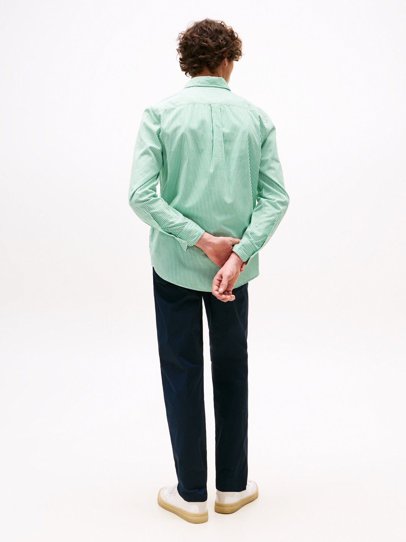 Camisa Tommy Hilfiger Mangas Largas Rayas Para Caballeros by Tommy Hilfiger