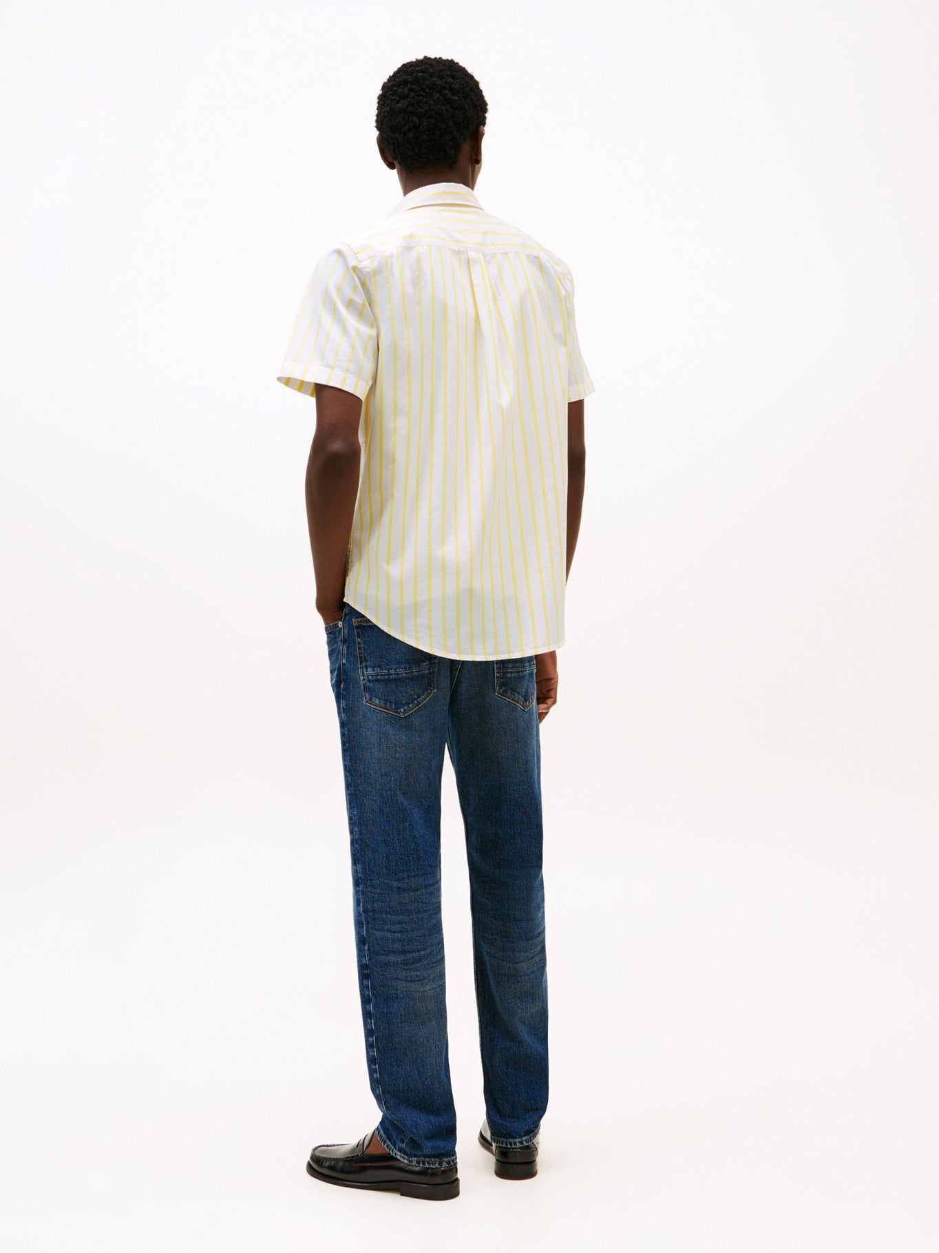 Camisa Tommy Hilfiger Mangas Cortas Rayas Para Caballeros by Tommy Hilfiger