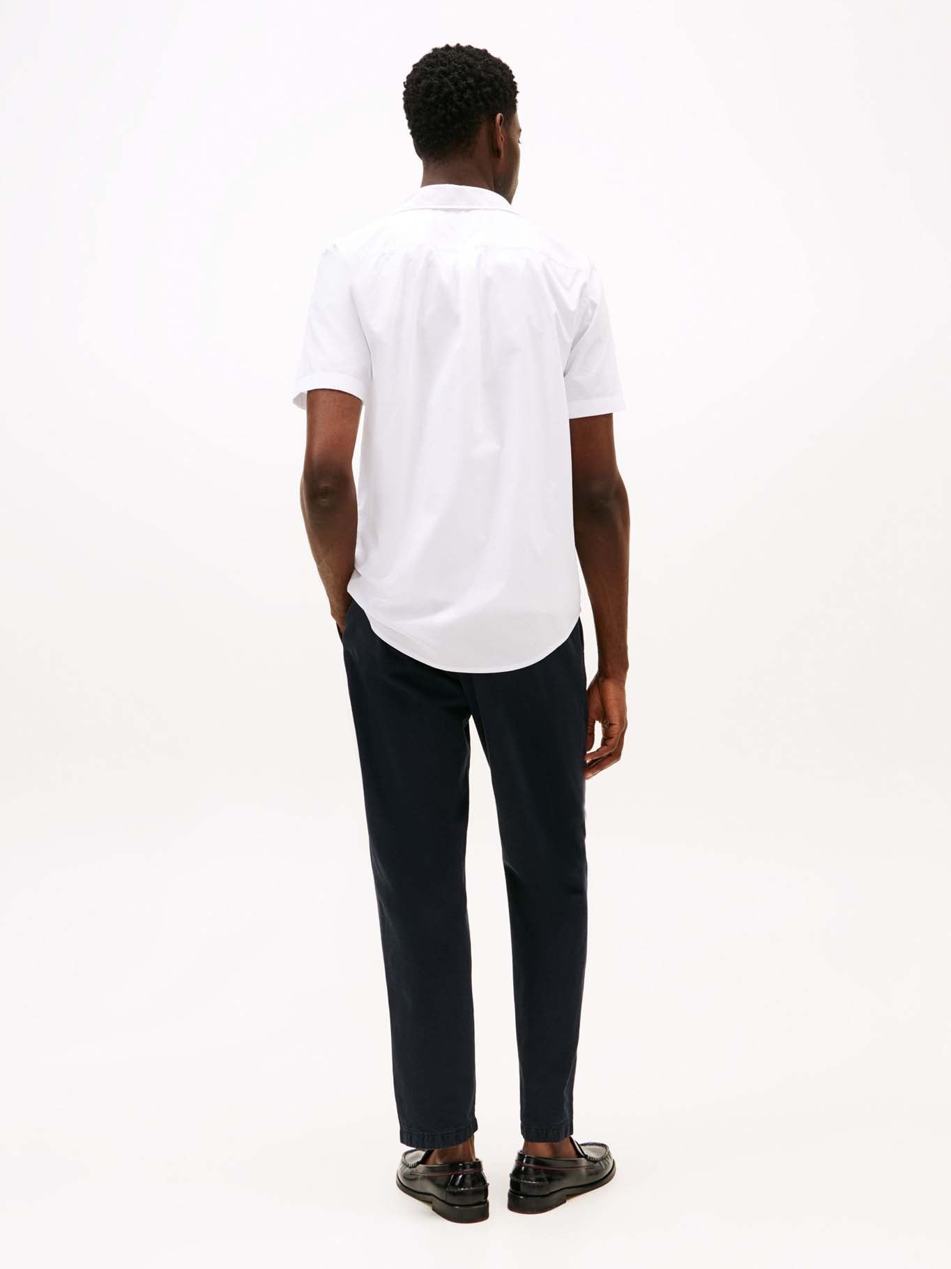 Camisa Tommy Hilfiger Mangas Cortas Lisa Para Caballeros by Tommy Hilfiger