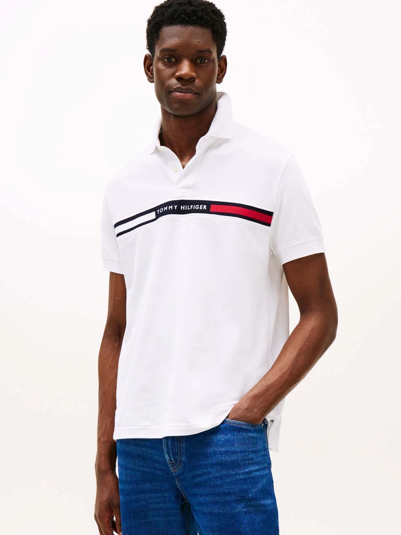 Poloshirt Tommy Hilfiger Mangas Cortas Estampado Para Caballeros by Tommy Hilfiger