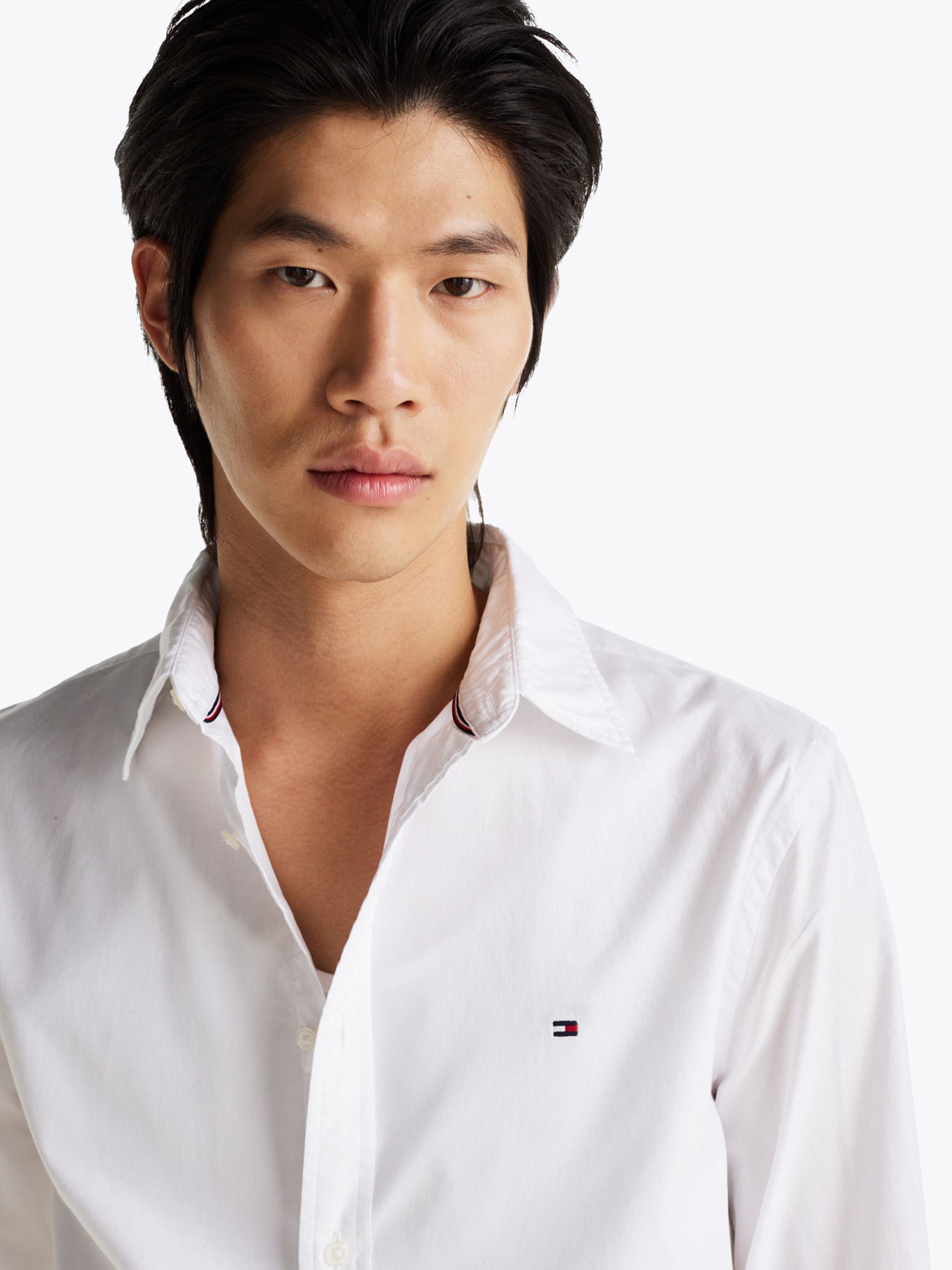 Camisa Tommy Hilfiger Mangas Largas Lisa Para Caballeros by Tommy Hilfiger