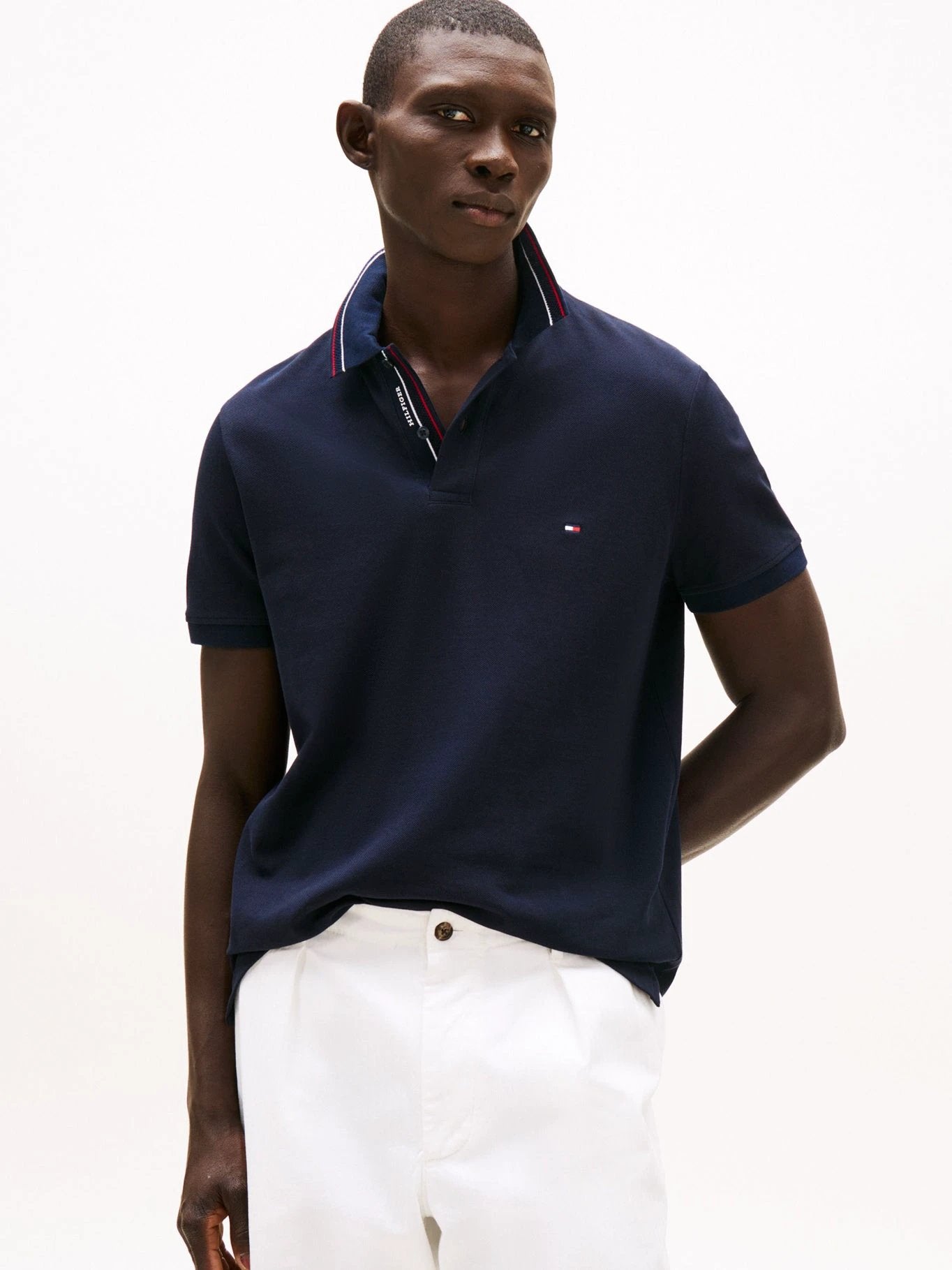 Poloshirt Tommy Hilfiger Mangas Cortas Liso Para Caballeros by Tommy Hilfiger