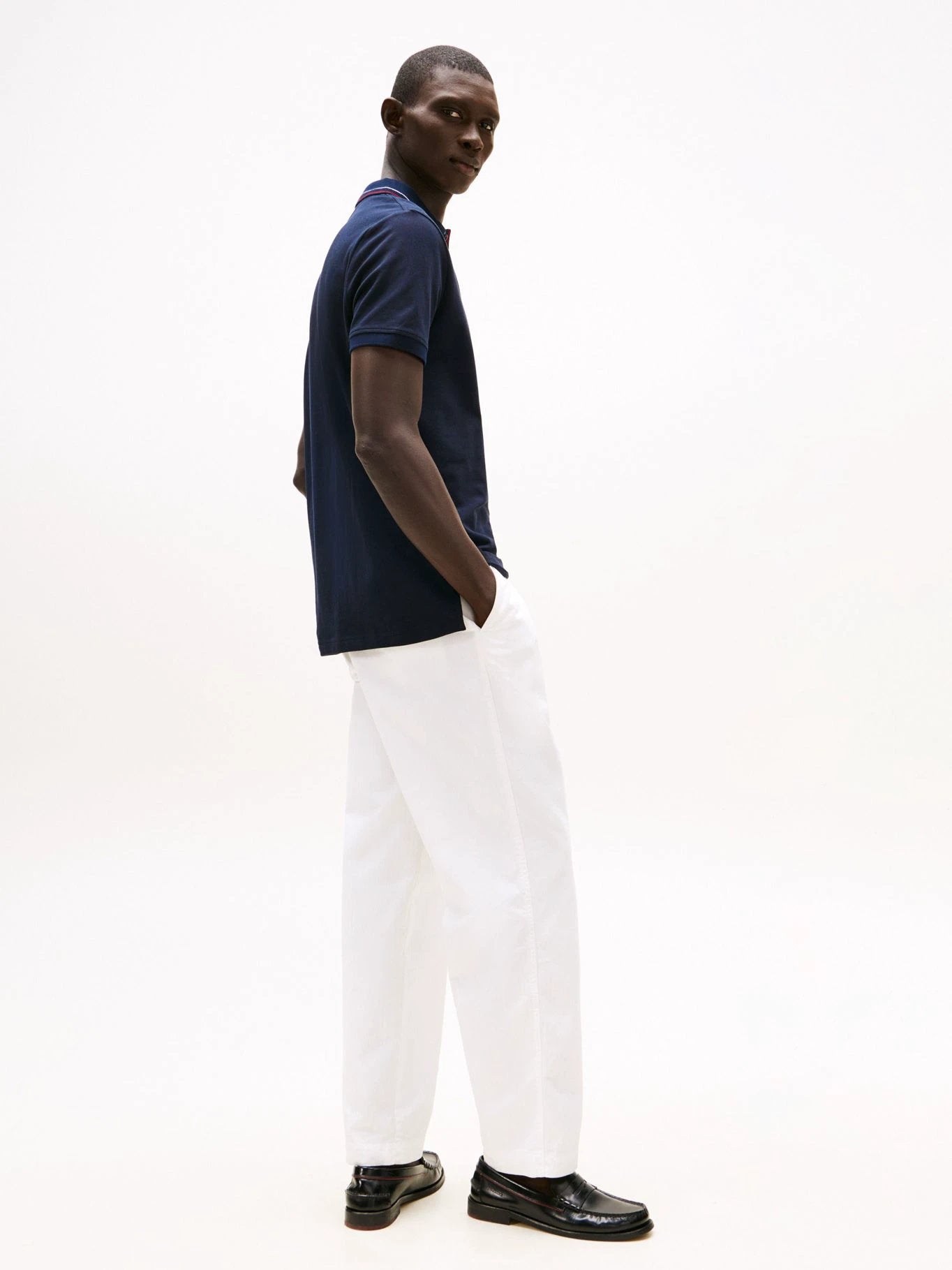 Poloshirt Tommy Hilfiger Mangas Cortas Liso Para Caballeros by Tommy Hilfiger