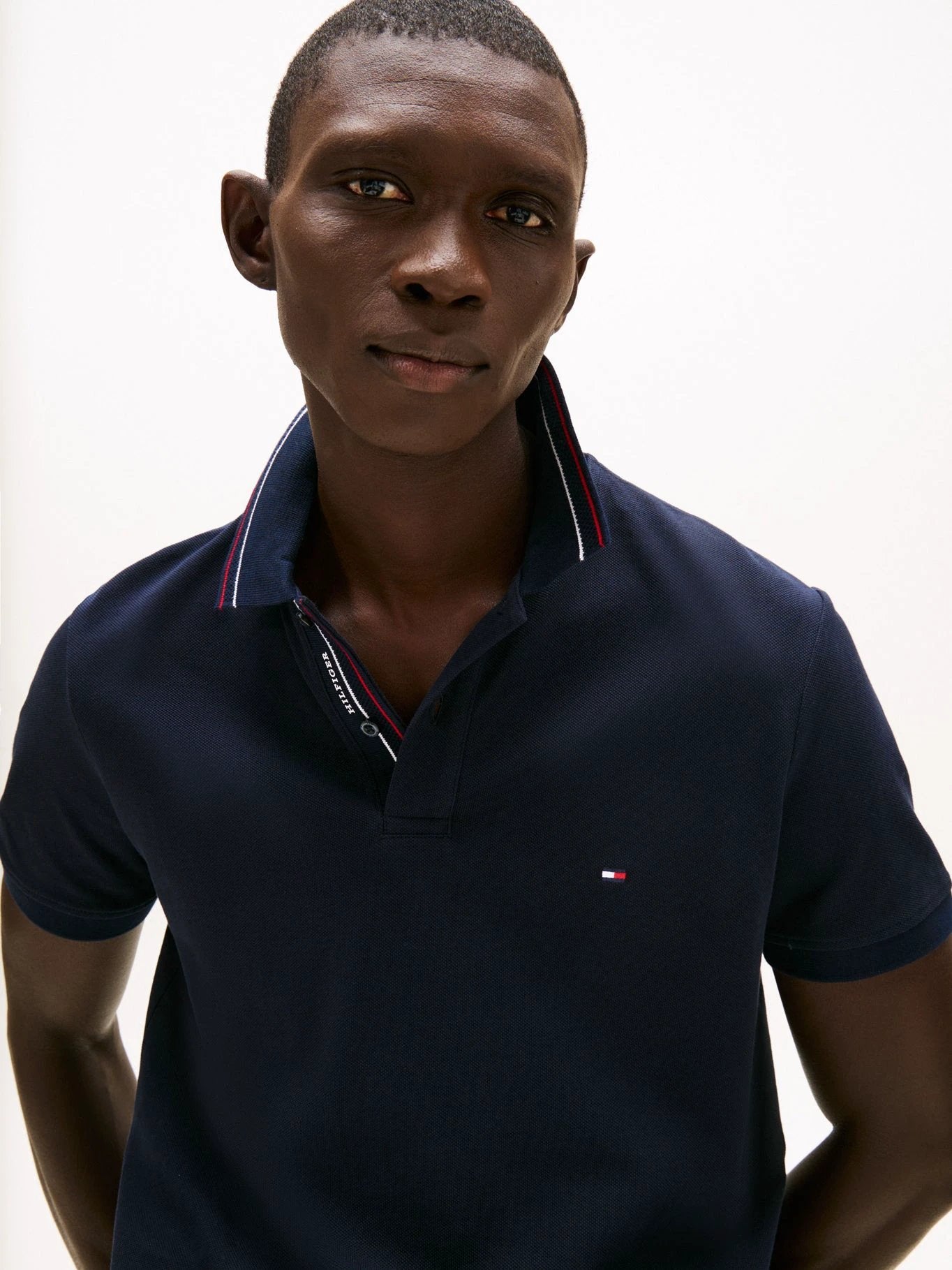 Poloshirt Tommy Hilfiger Mangas Cortas Liso Para Caballeros by Tommy Hilfiger