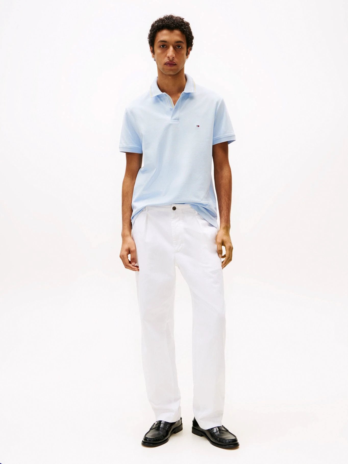Poloshirt Tommy Hilfiger Mangas Cortas Liso Para Caballeros by Tommy Hilfiger