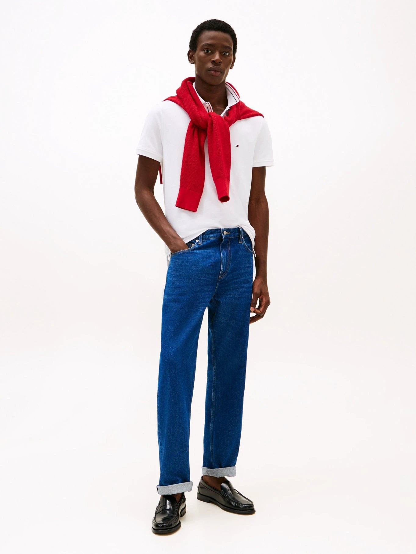 Poloshirt Tommy Hilfiger Mangas Cortas Liso Para Caballeros by Tommy Hilfiger