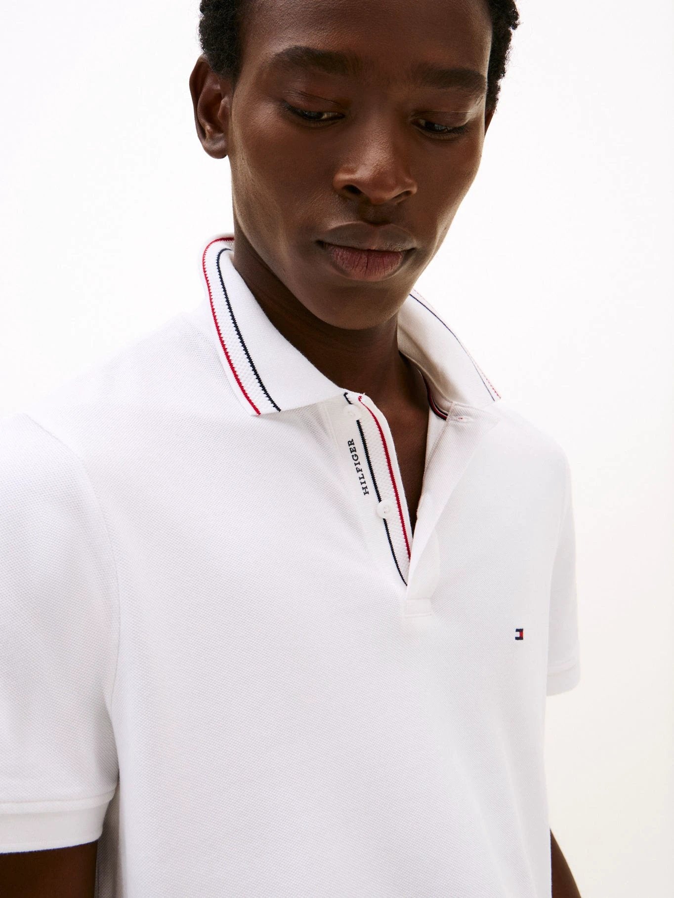 Poloshirt Tommy Hilfiger Mangas Cortas Liso Para Caballeros by Tommy Hilfiger
