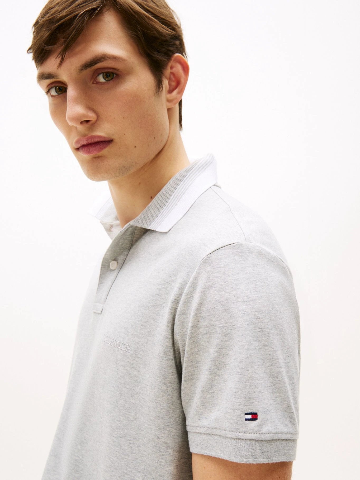 Poloshirt Tommy Hilfiger Mangas Cortas Liso Para Caballeros by Tommy Hilfiger