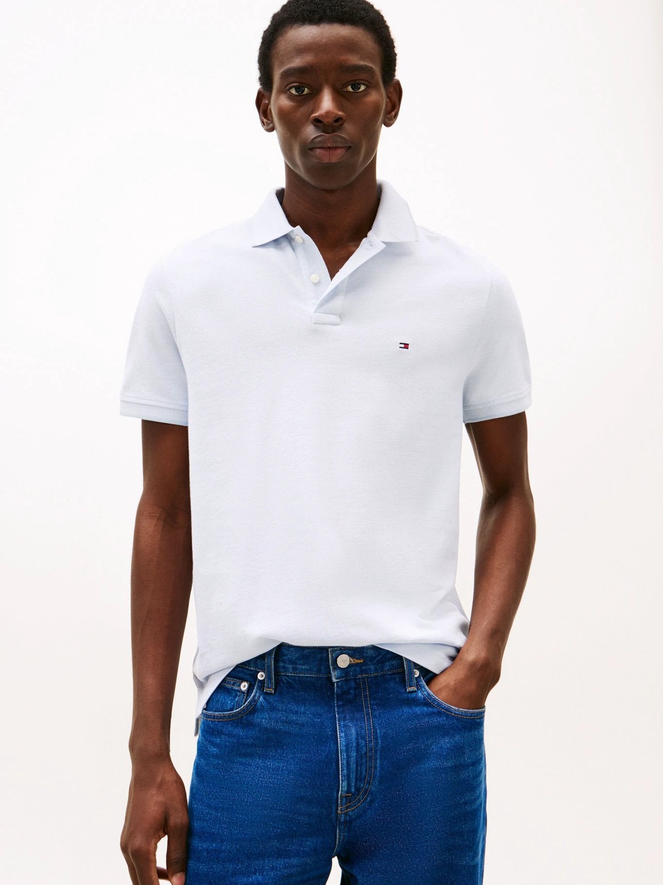 Poloshirt Tommy Hilfiger Mangas Cortas Liso Para Caballeros by Tommy Hilfiger