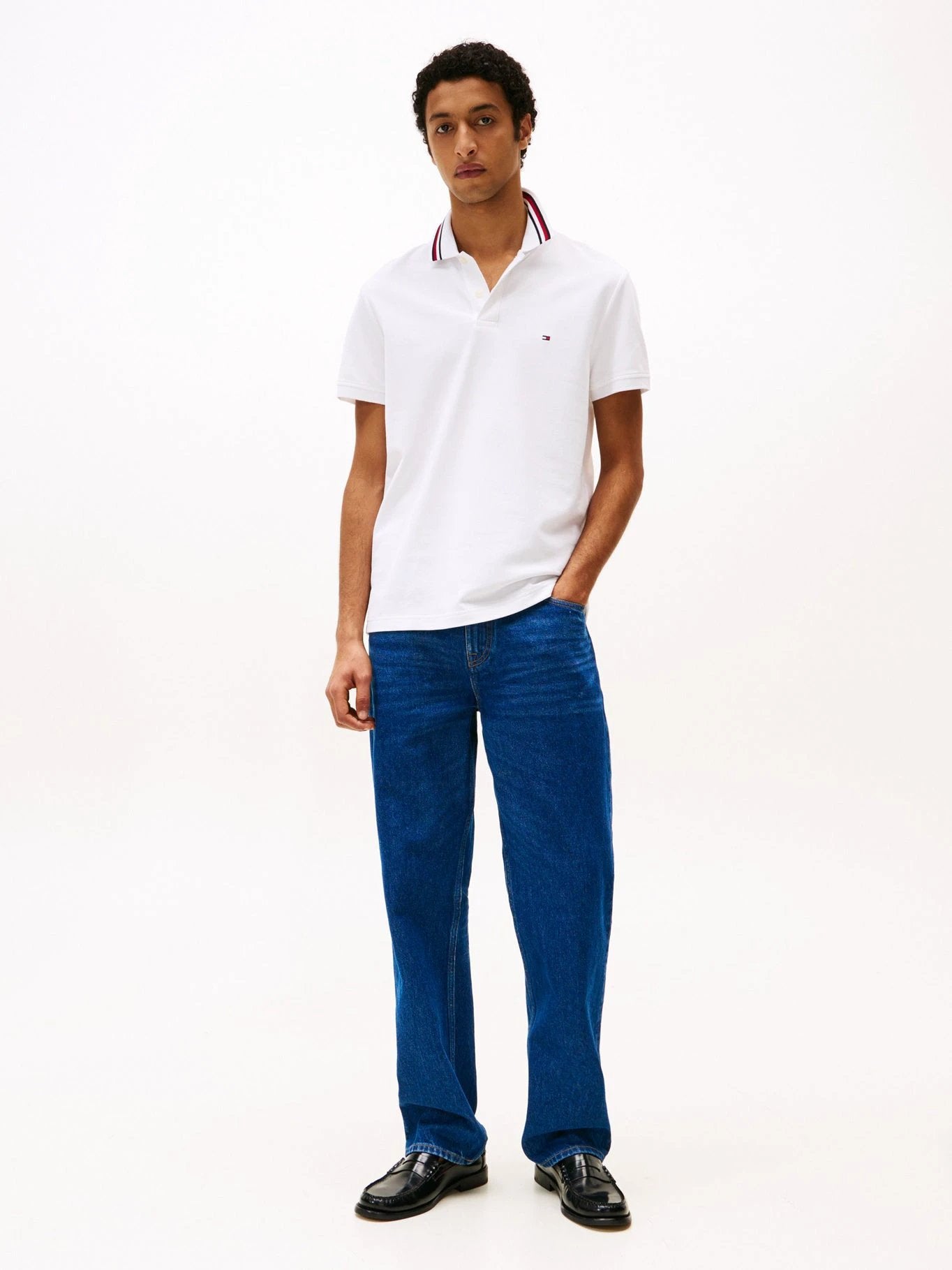 Poloshirt Tommy Hilfiger Mangas Cortas Liso Para Caballeros by Tommy Hilfiger