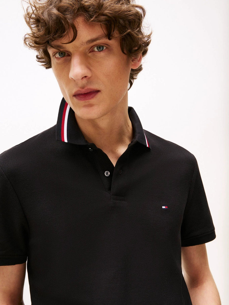 Poloshirt Tommy Hilfiger Mangas Cortas Liso Para Caballeros by Tommy Hilfiger