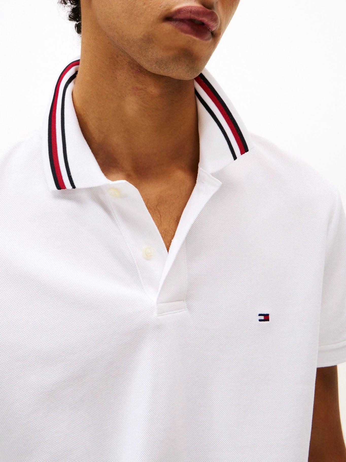 Poloshirt Tommy Hilfiger Mangas Cortas Liso Para Caballeros by Tommy Hilfiger