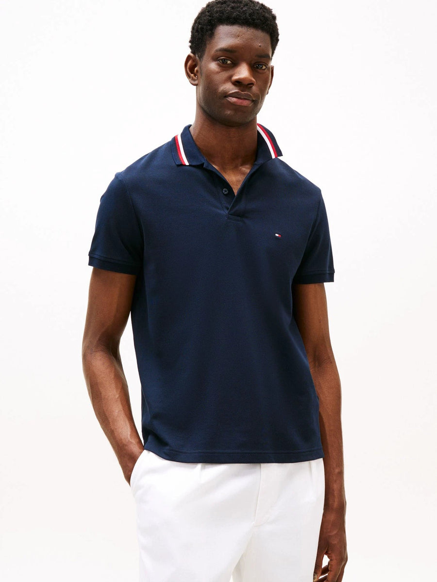 Poloshirt Tommy Hilfiger Mangas Cortas Liso Para Caballeros by Tommy Hilfiger