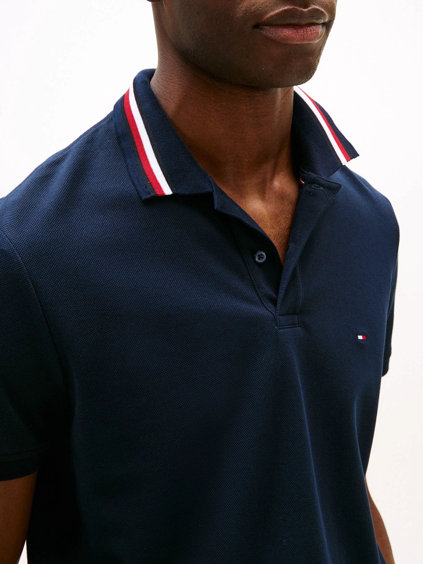 Poloshirt Tommy Hilfiger Mangas Cortas Liso Para Caballeros by Tommy Hilfiger