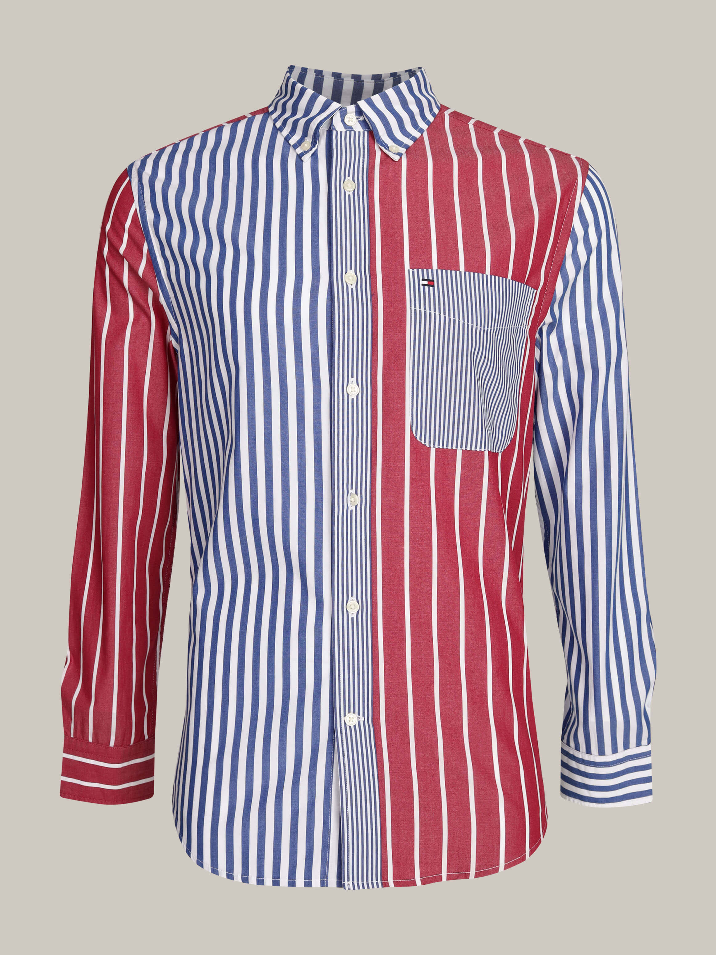 Camisa Tommy Hilfiger Mangas Largas Rayas Para Caballeros by Tommy Hilfiger