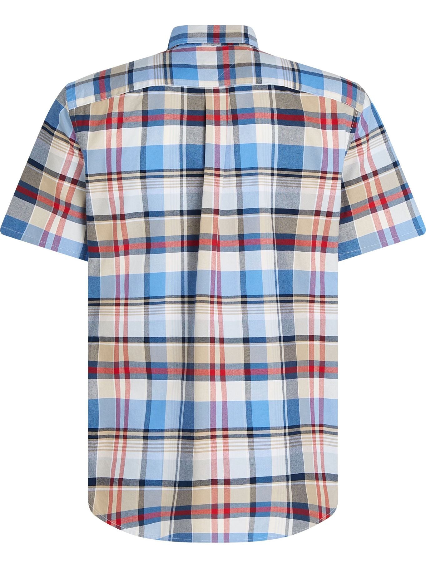 Camisa Tommy Hilfiger Mangas Cortas Cuadros Para Caballeros by Tommy Hilfiger