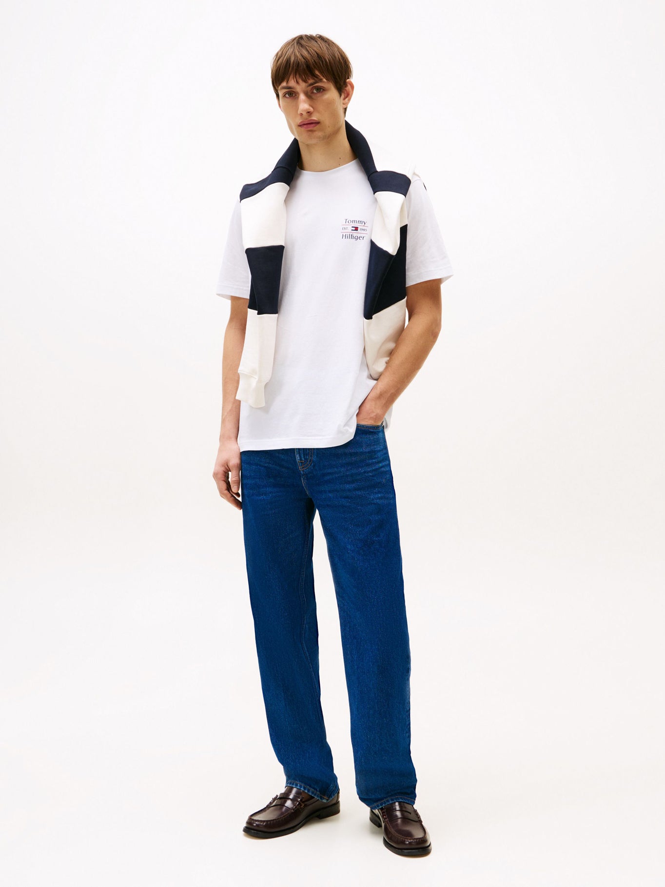 Camiseta Tommy Hilfiger Mangas Cortas Liso para Caballeros