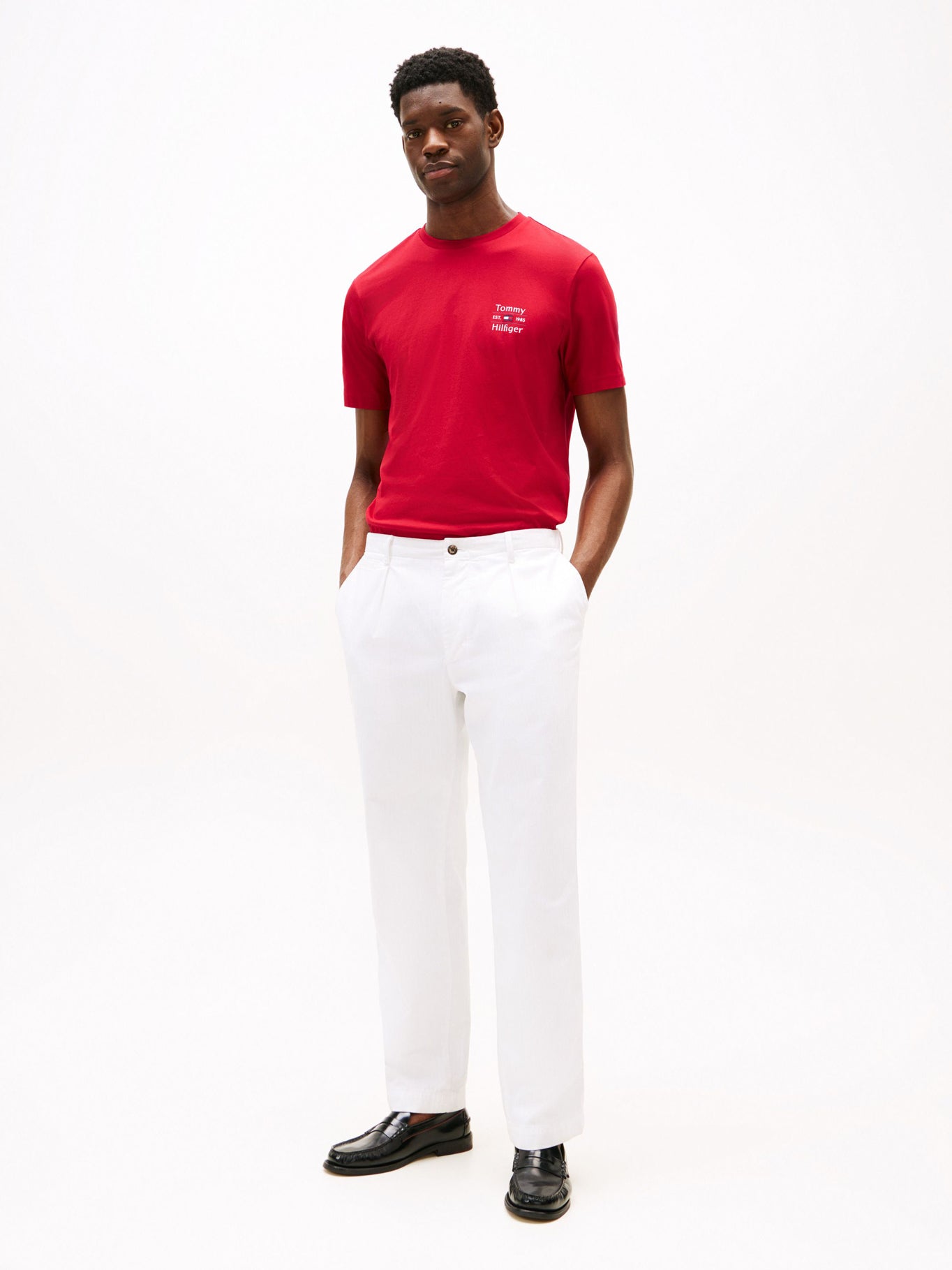 Camiseta Tommy Hilfiger Mangas Cortas Liso para Caballeros