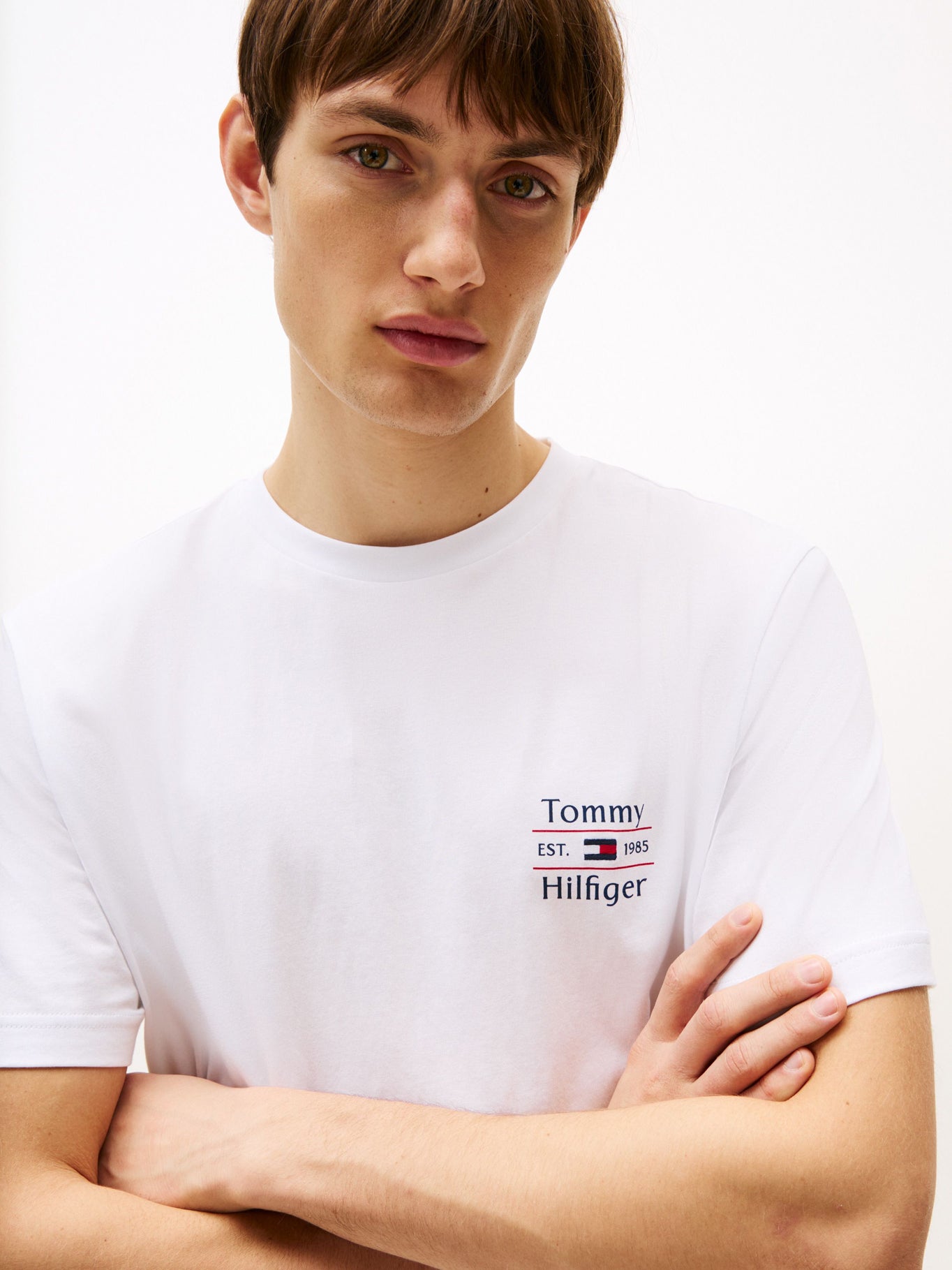 Camiseta Tommy Hilfiger Mangas Cortas Liso para Caballeros