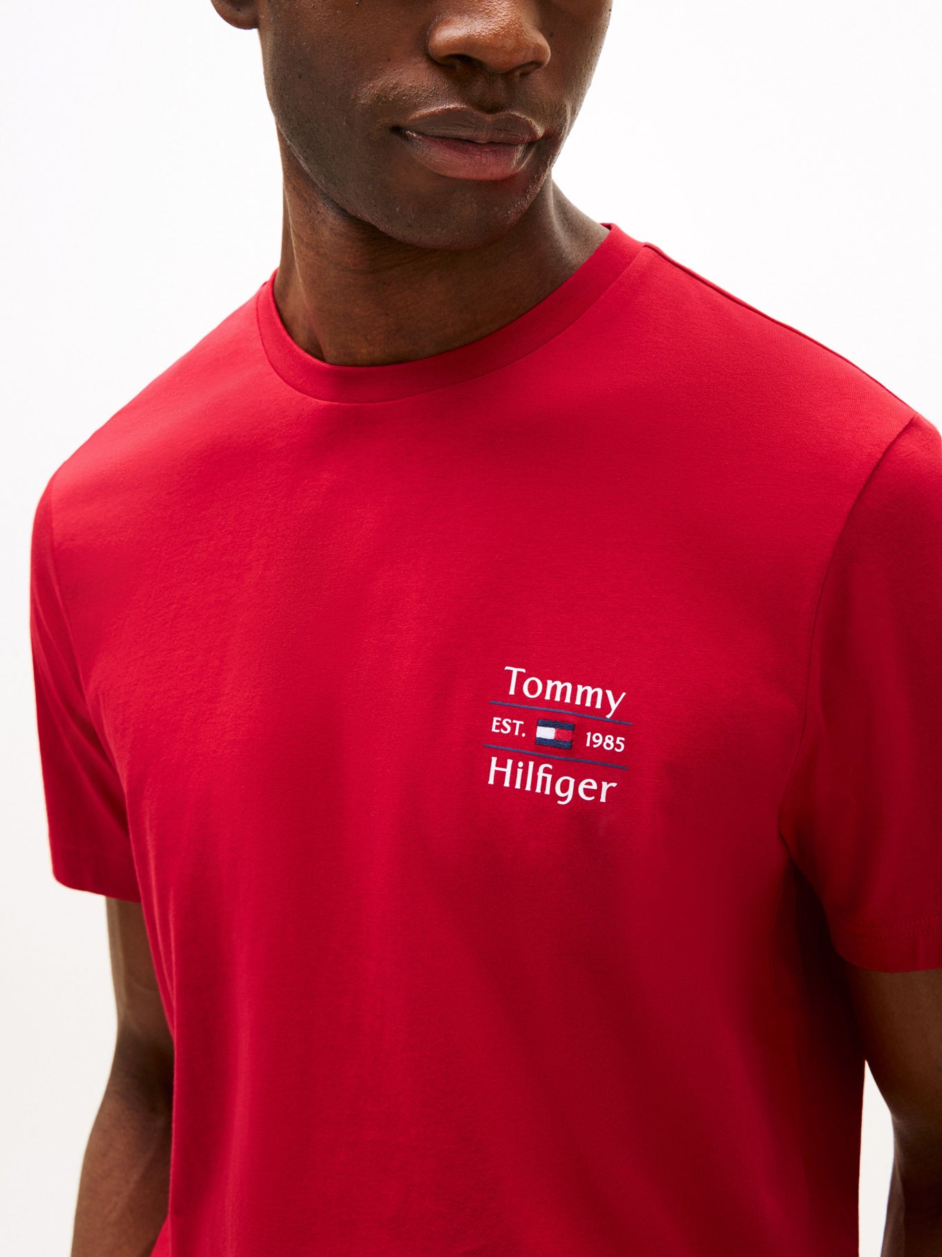 Camiseta Tommy Hilfiger Mangas Cortas Liso para Caballeros