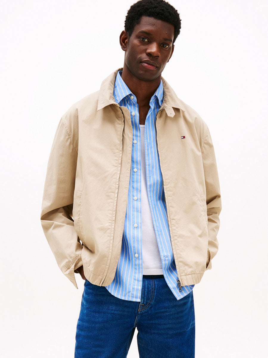 Jacket Tommy Hilfiger Mangas Largas Liso para Caballeros – SANDALWOOD