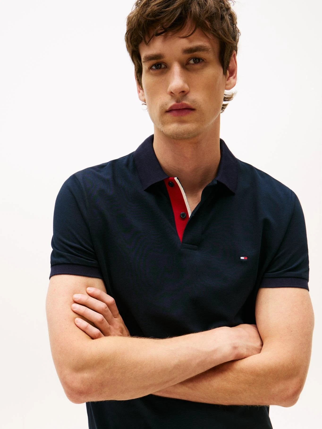 Poloshirt Tommy Hilfiger Mangas Cortas Liso Para Caballeros by Tommy Hilfiger