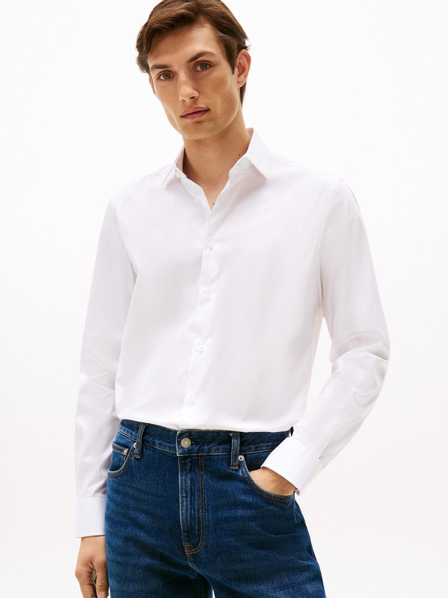 Camisa Tommy Hilfiger Mangas Largas Lisa para Caballeros